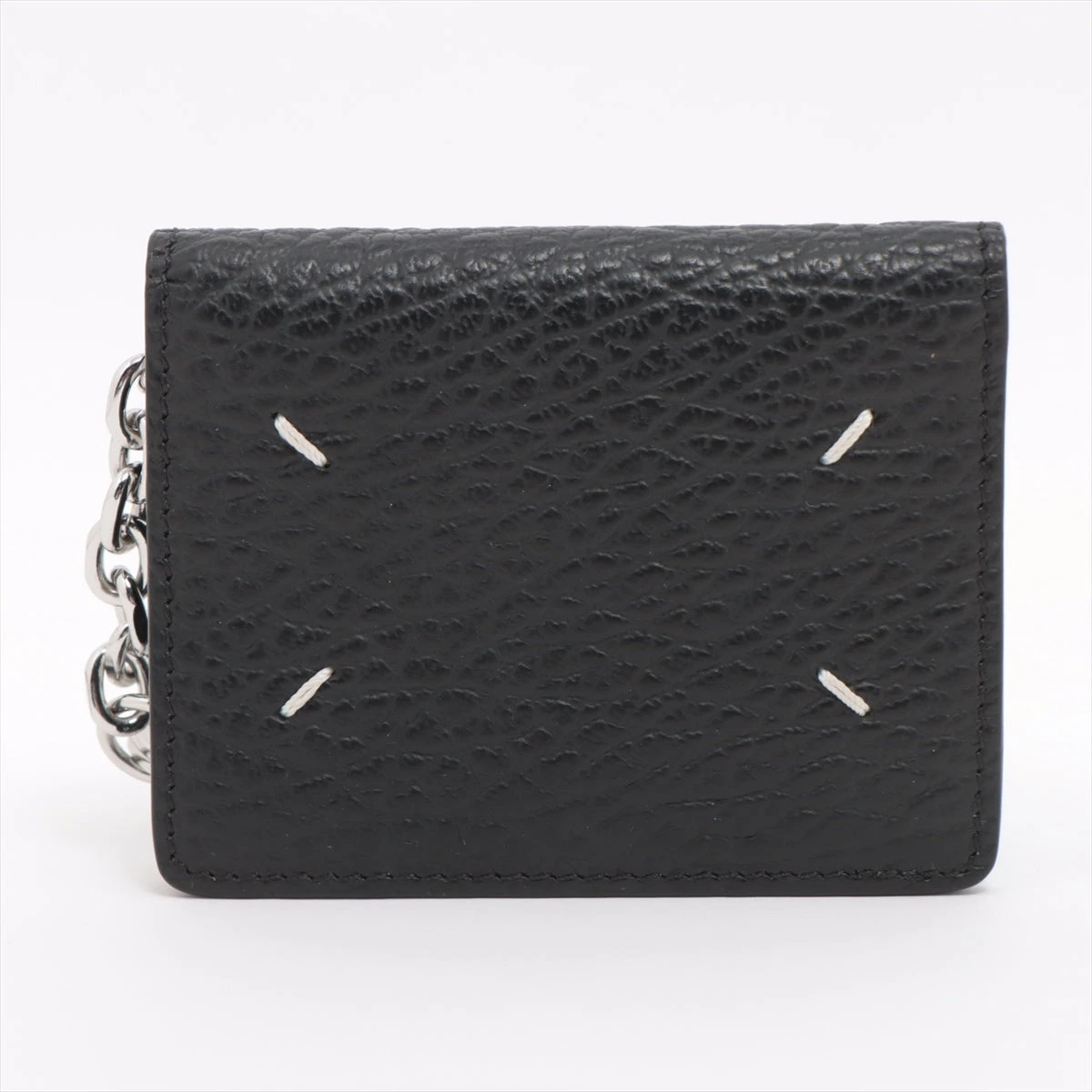 メゾンマルジェラ 4ステッチ S56UI0128 レザー カードケース ブラック  