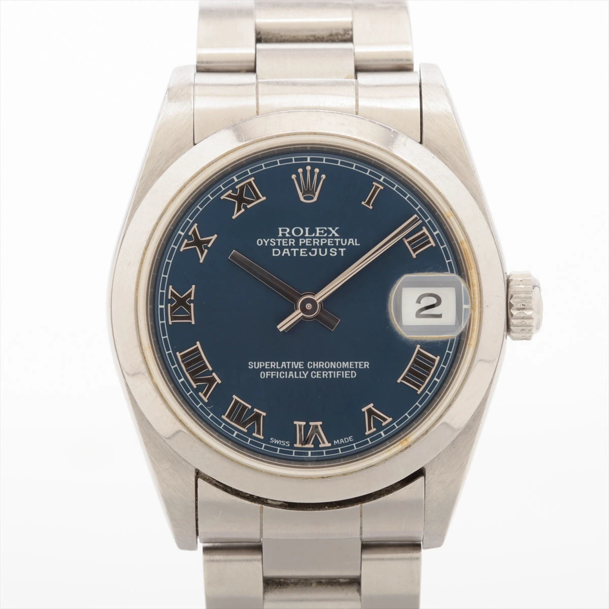 ロレックス デイトジャスト 78240 SS AT 青文字盤 A3319590｜中古