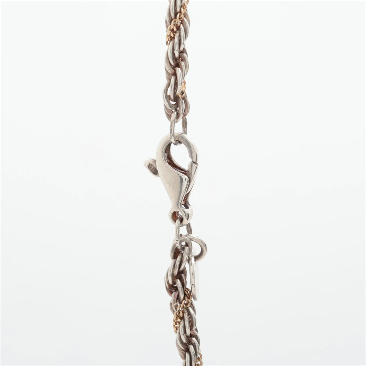 美品　ティファニー　ネックレス　ツイスト　シルバー925 ゴールド750 美品 ティファニー ネックレス ツイスト シルバー925 ゴールド