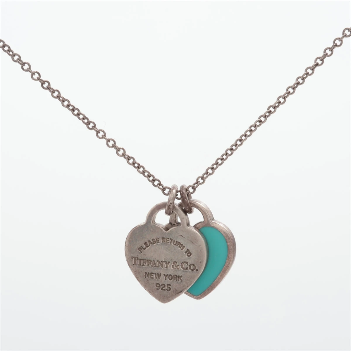 ティファニー ネックレス リターントゥ ミニハート 925 ダブルハート 銀