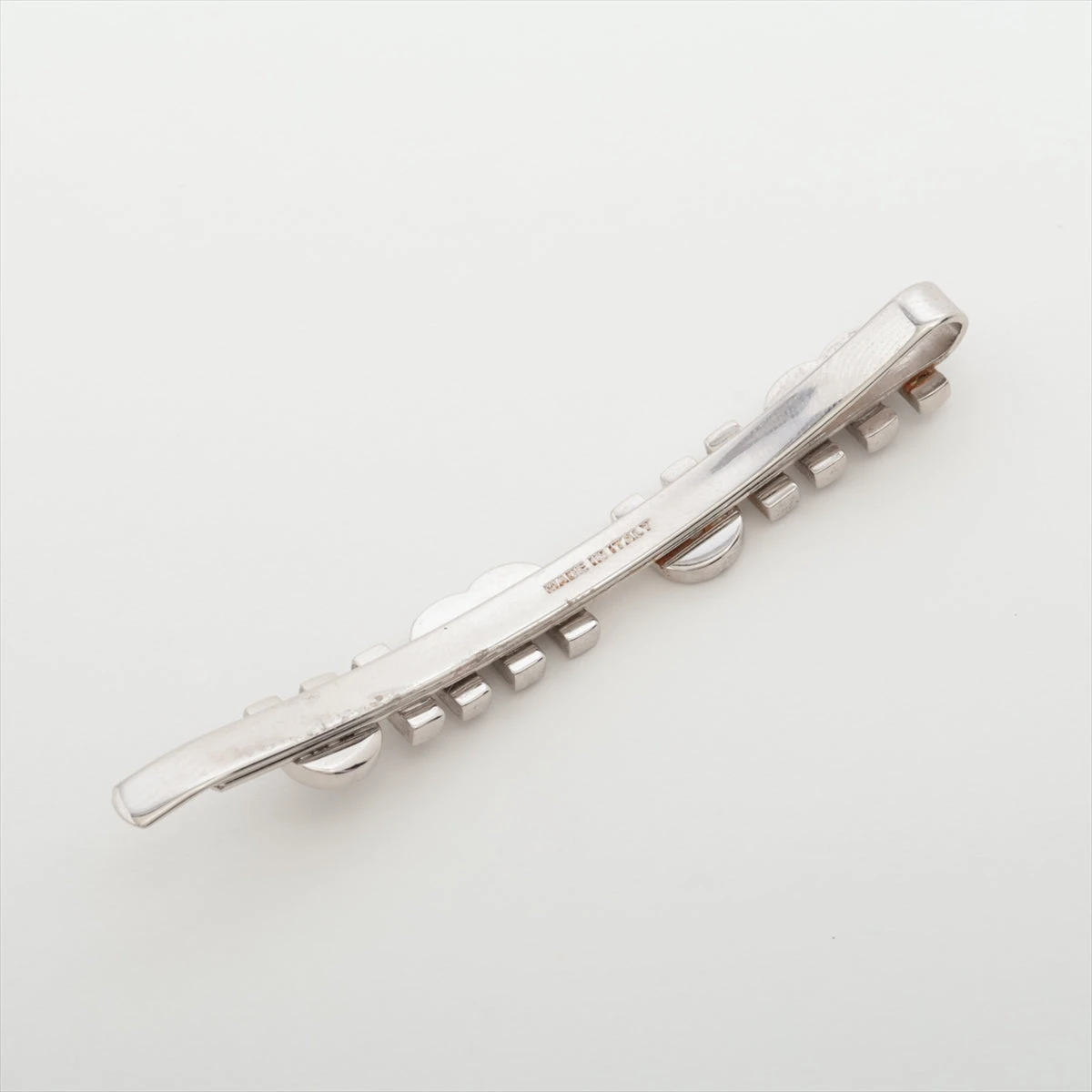ミュウミュウ ロゴ ヘアピン GP シルバー A3317691｜中古ブランド品