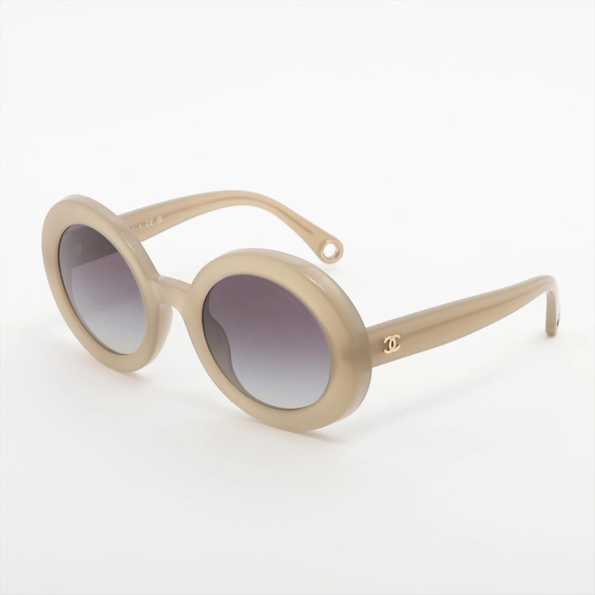 関税込 CHANEL 5489 ラウンド シェイプ サングラス (CHANEL