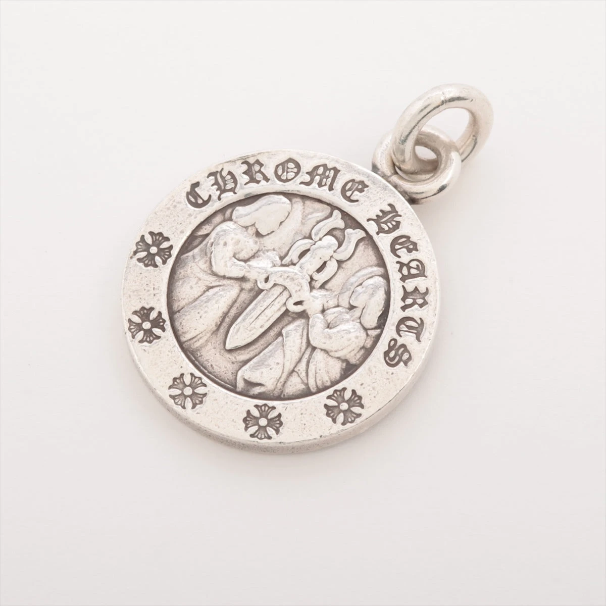 クロムハーツ エンジェルメダルチャーム V2 ペンダントトップ 925 6.2g