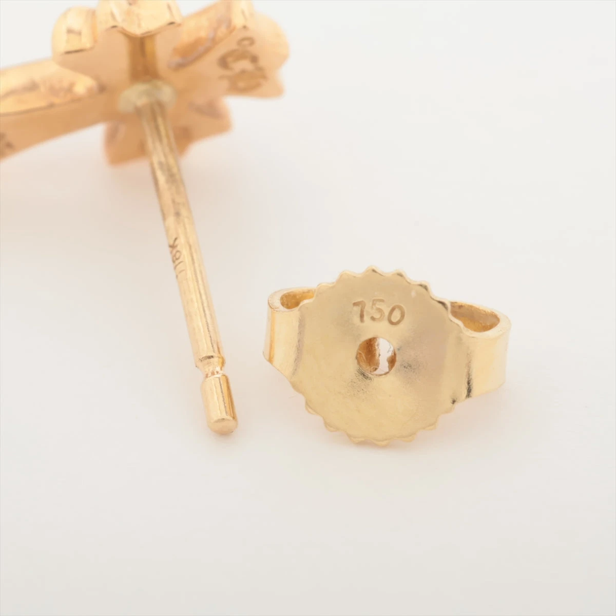 クロムハーツ CHクロスファットスタッド ピアス(片耳用) 22k 1.3