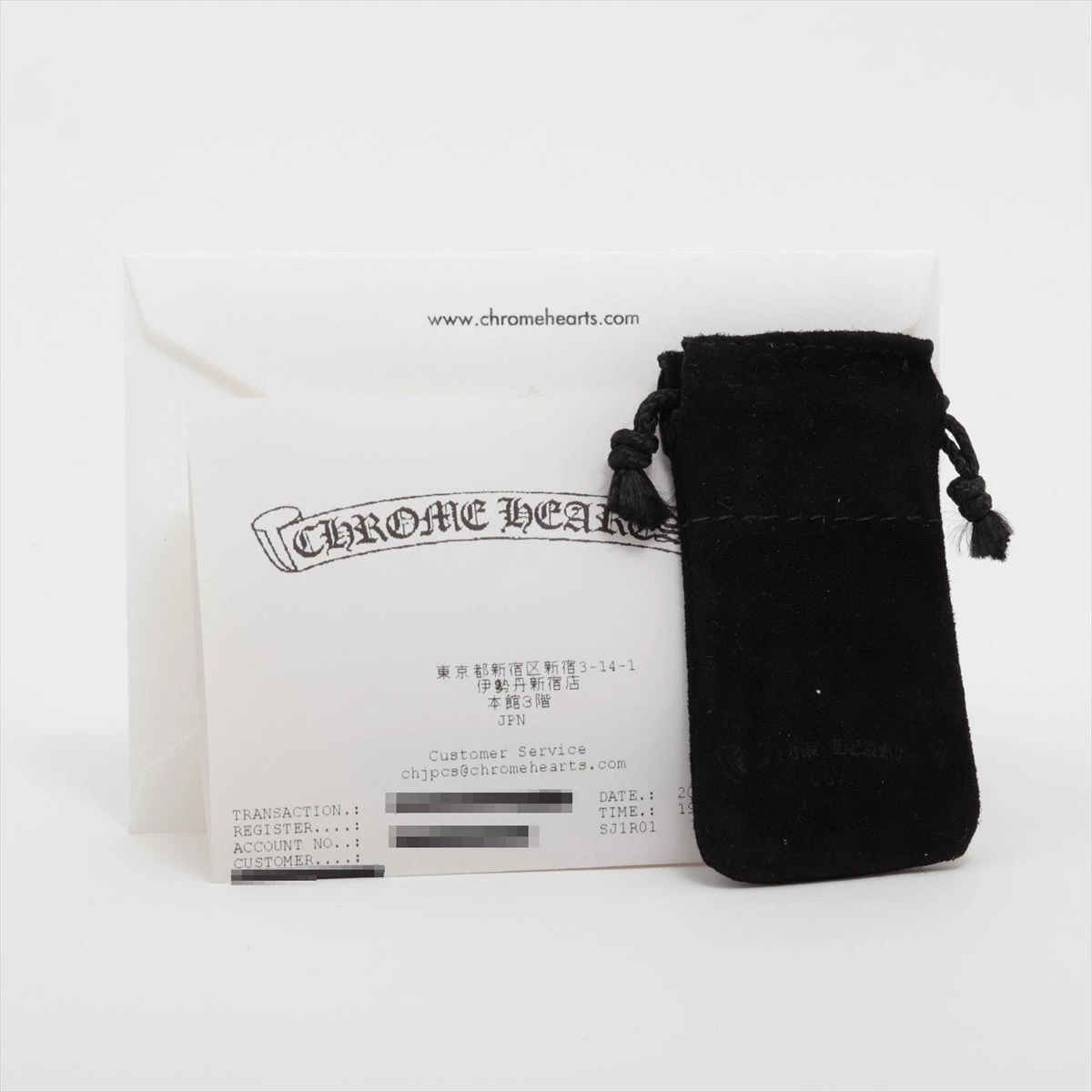 Chrome Hearts ピアス(片耳用) 専用袋・箱・カード付き