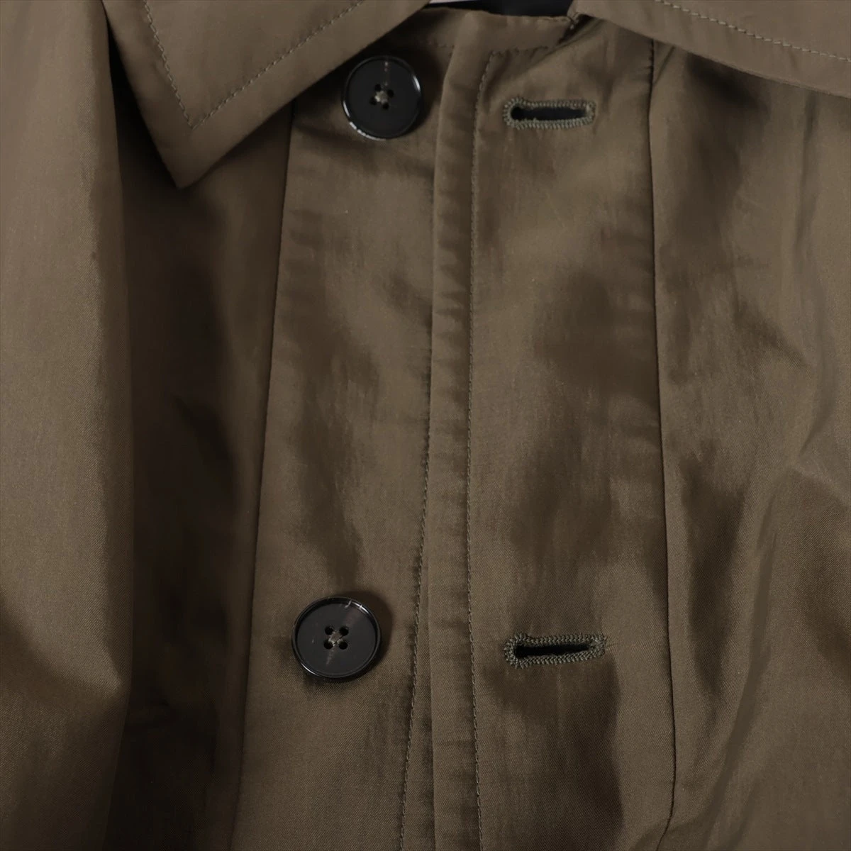 ジルサンダー サイズ:34 WF470222 レーヨン混ナイロンチェスターコート