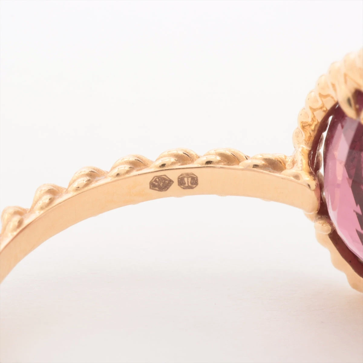 ブシュロン セルパンボエム ロードライトガーネット リング 750(PG