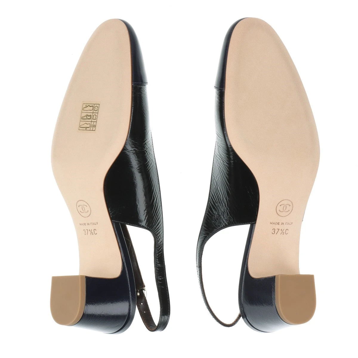 【未使用品】CHANELシャネル　レザーストラップパンプス　ブラック 楽天市場】CHANEL シャネル マトラッセ ジップ パンプス チャン