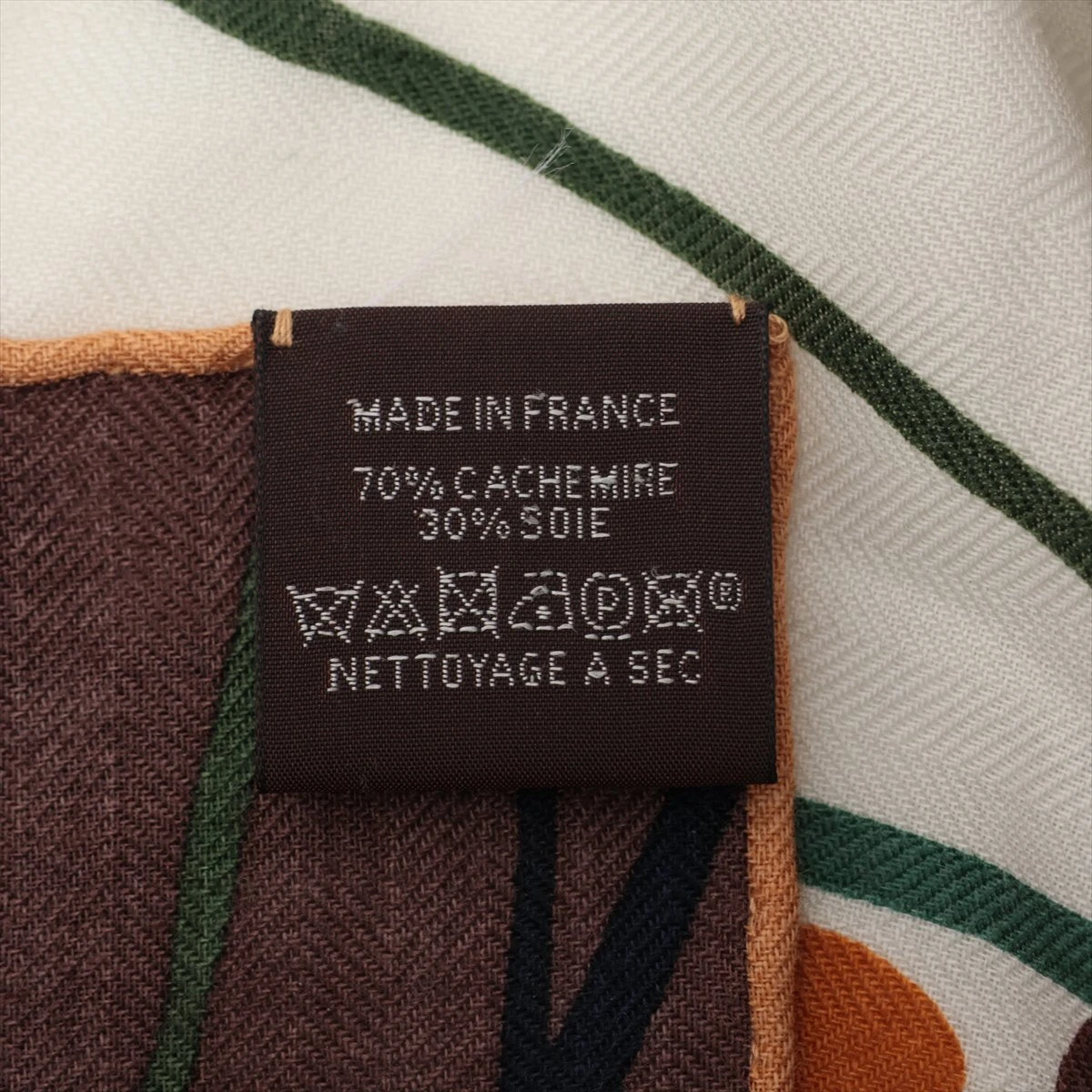 エルメス カレジェアン En Liberte 自由に スカーフ カシミヤ