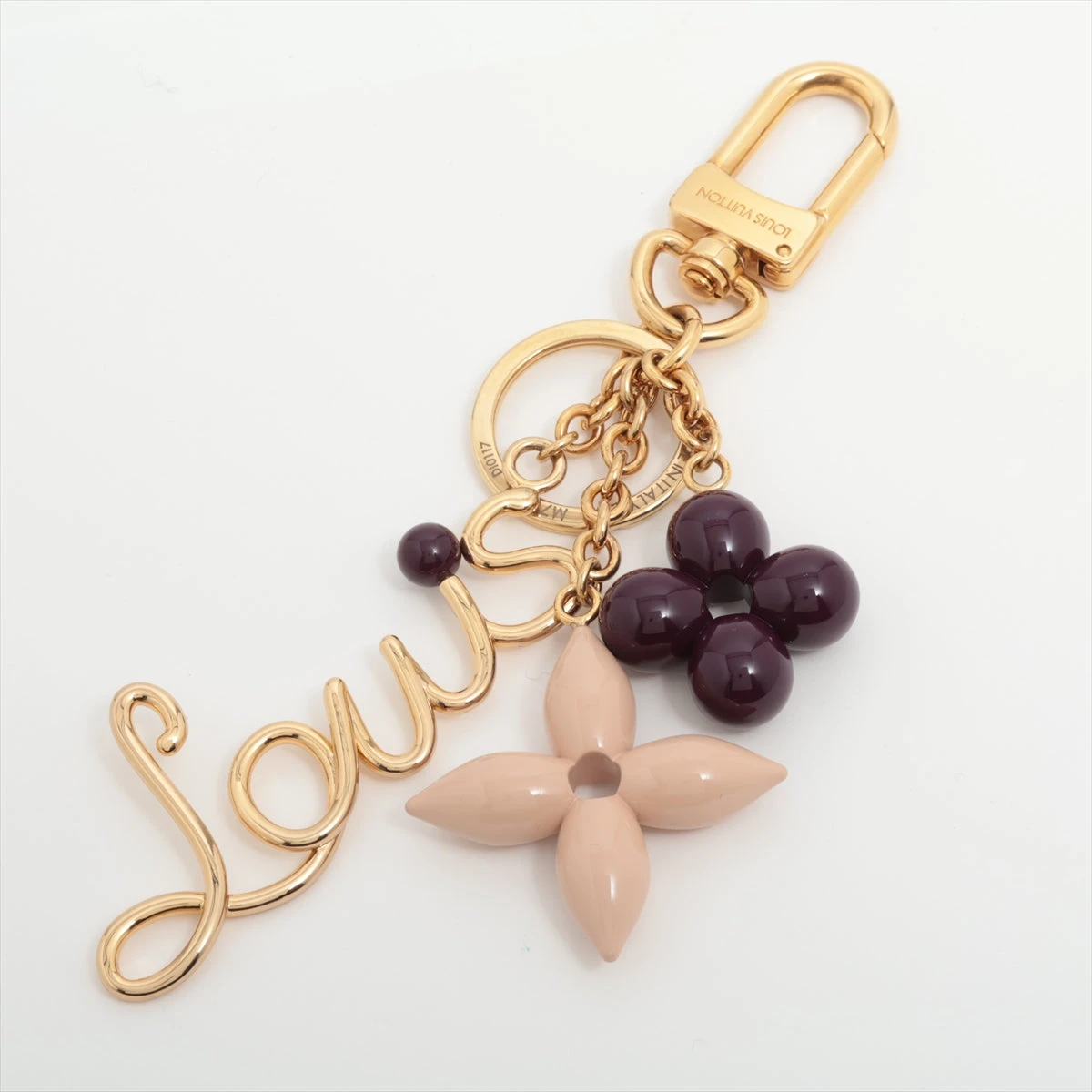 ◇ルイヴィトン◇ M01554 マイクロチャーム ハート AK1254 ゴールド 中古】ヴィトン M01554 マイクロチャームLV ハート AK1254 チャーム GP