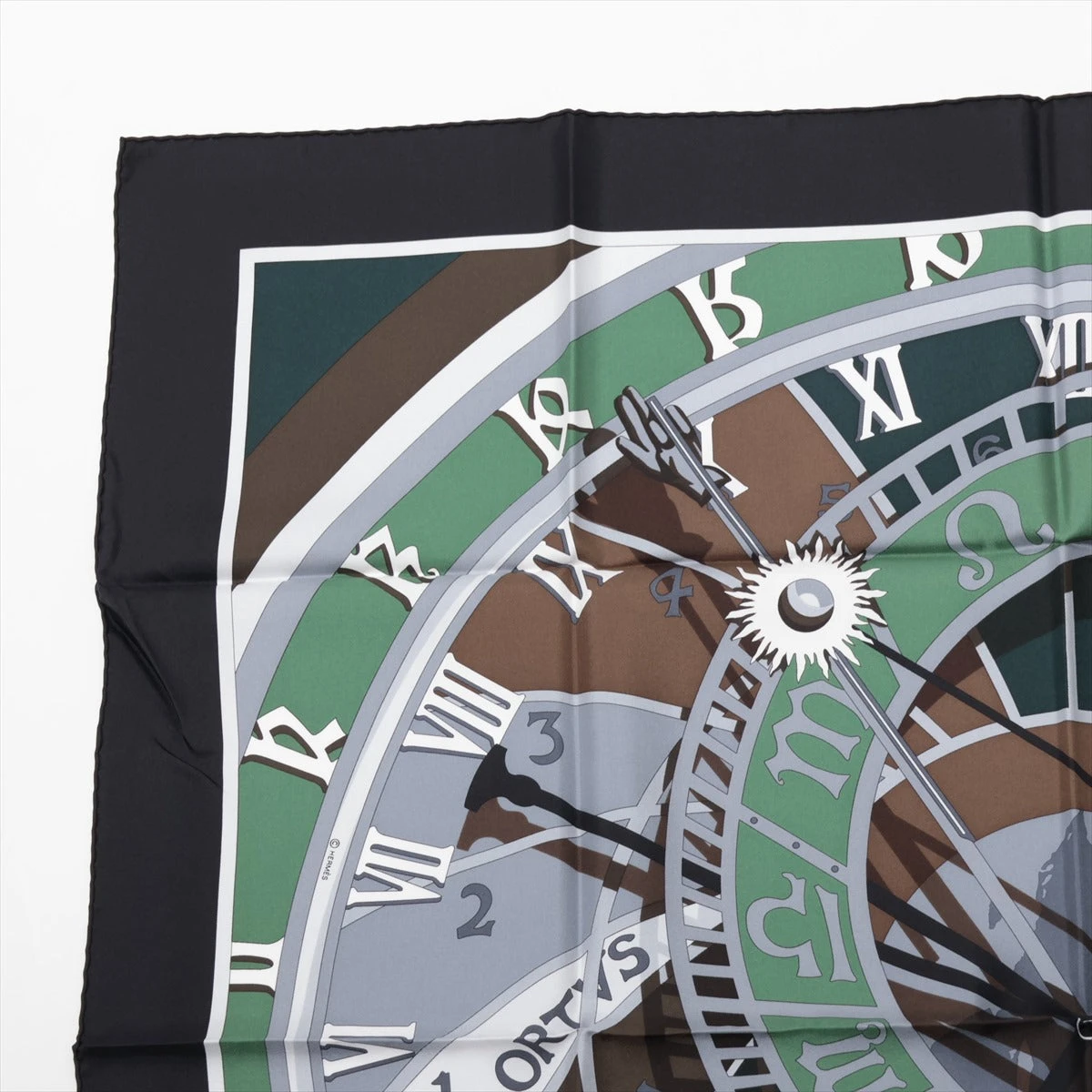 エルメス カレ90 MECANIQUE DU TEMPS 時の仕掛け スカーフ