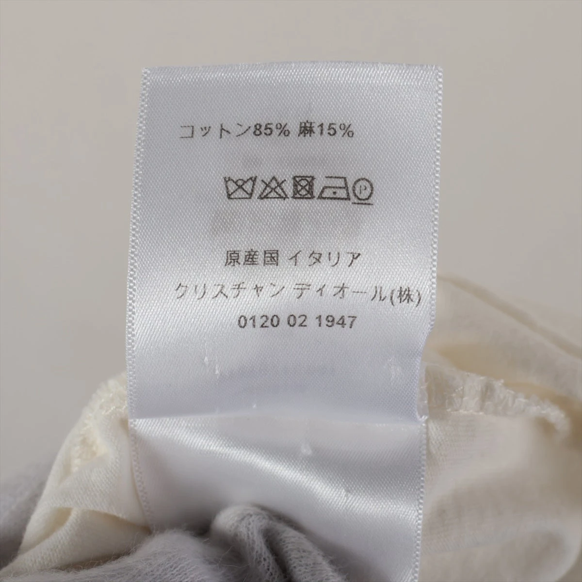 クリスチャンディオール J'ADIOR コットン×リネン Tシャツ XS