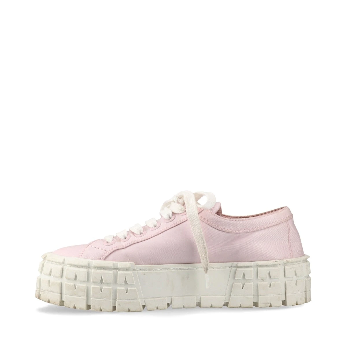プラダ Re Nylon リ ナイロン ナイロン×レザー スニーカー 37