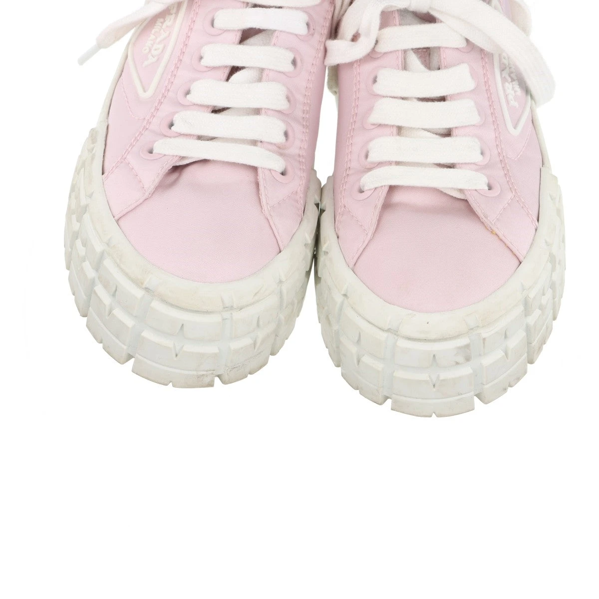 プラダ Re Nylon リ ナイロン ナイロン×レザー スニーカー 37