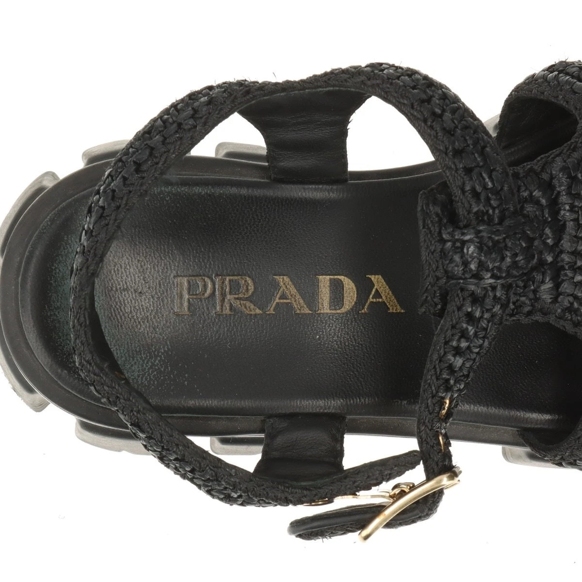 レディース*PRADA*レザープラットフォームサンダル ラフィア Amazon | [Prada] プラダ スライドサンダル 三角ロゴ ラフィア風