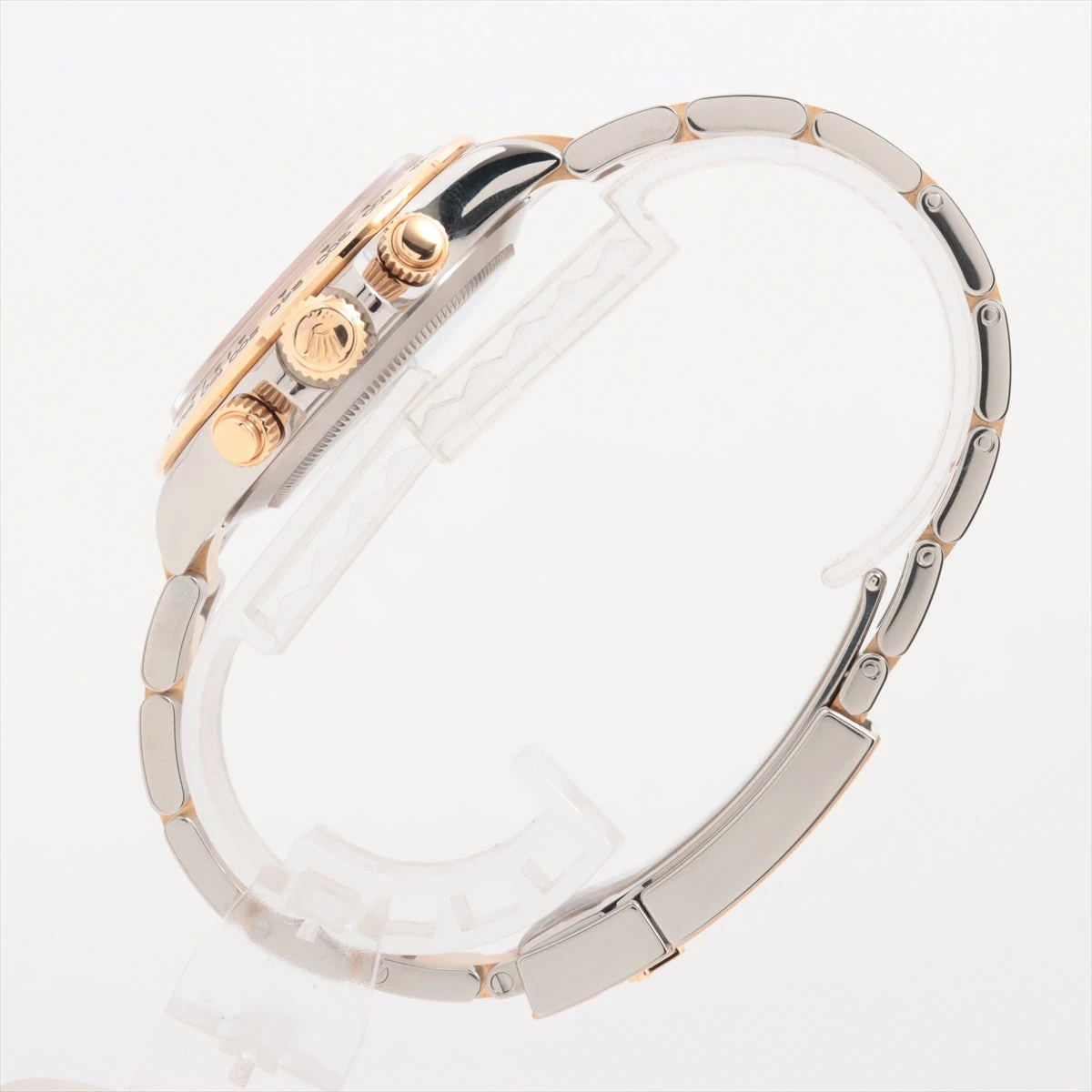 ロレックス デイトナ 116503G SS×YG AT 黒文字盤 A3313489｜中古
