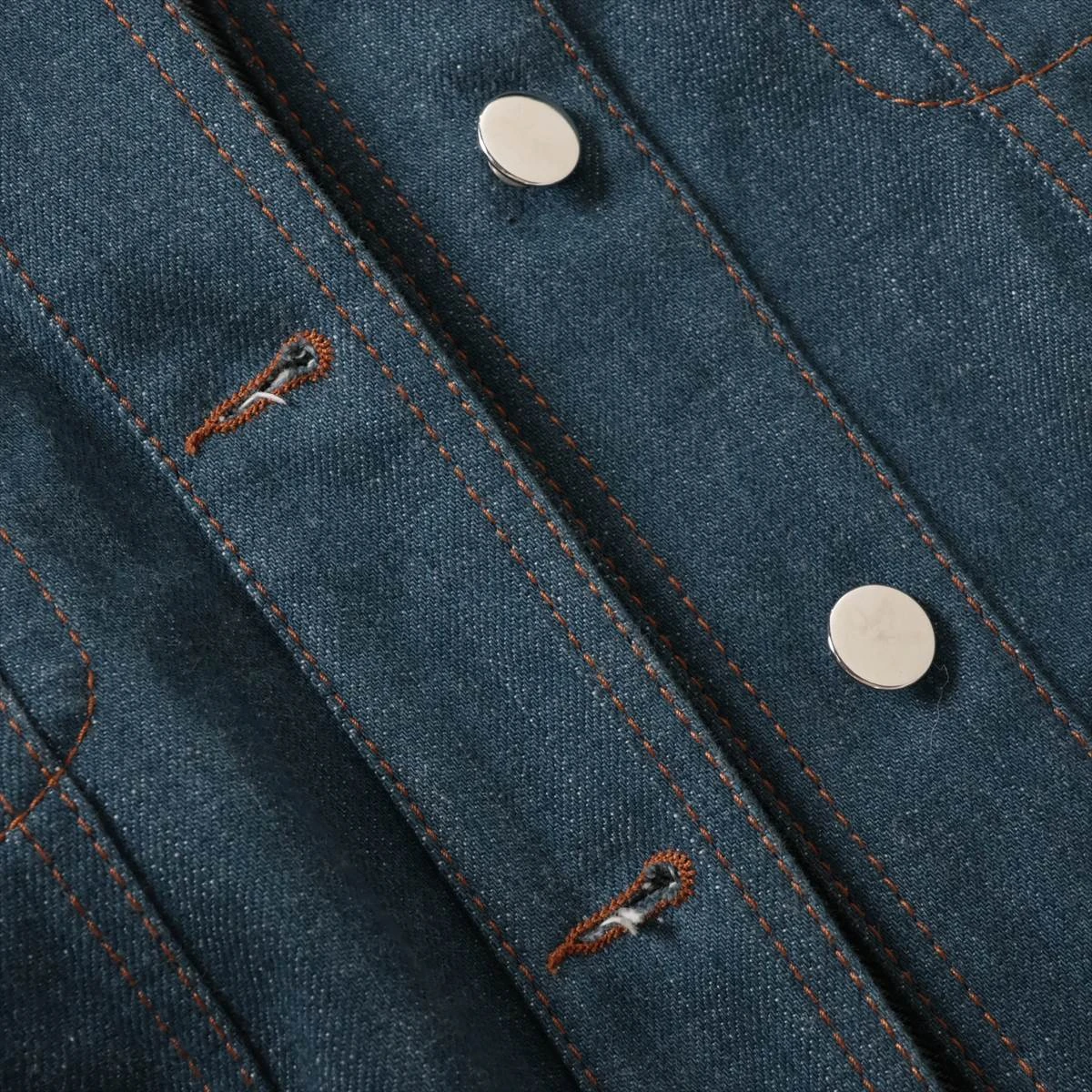 MM6 16AW コットン デニムジャケット 38 レディース ネイビー  