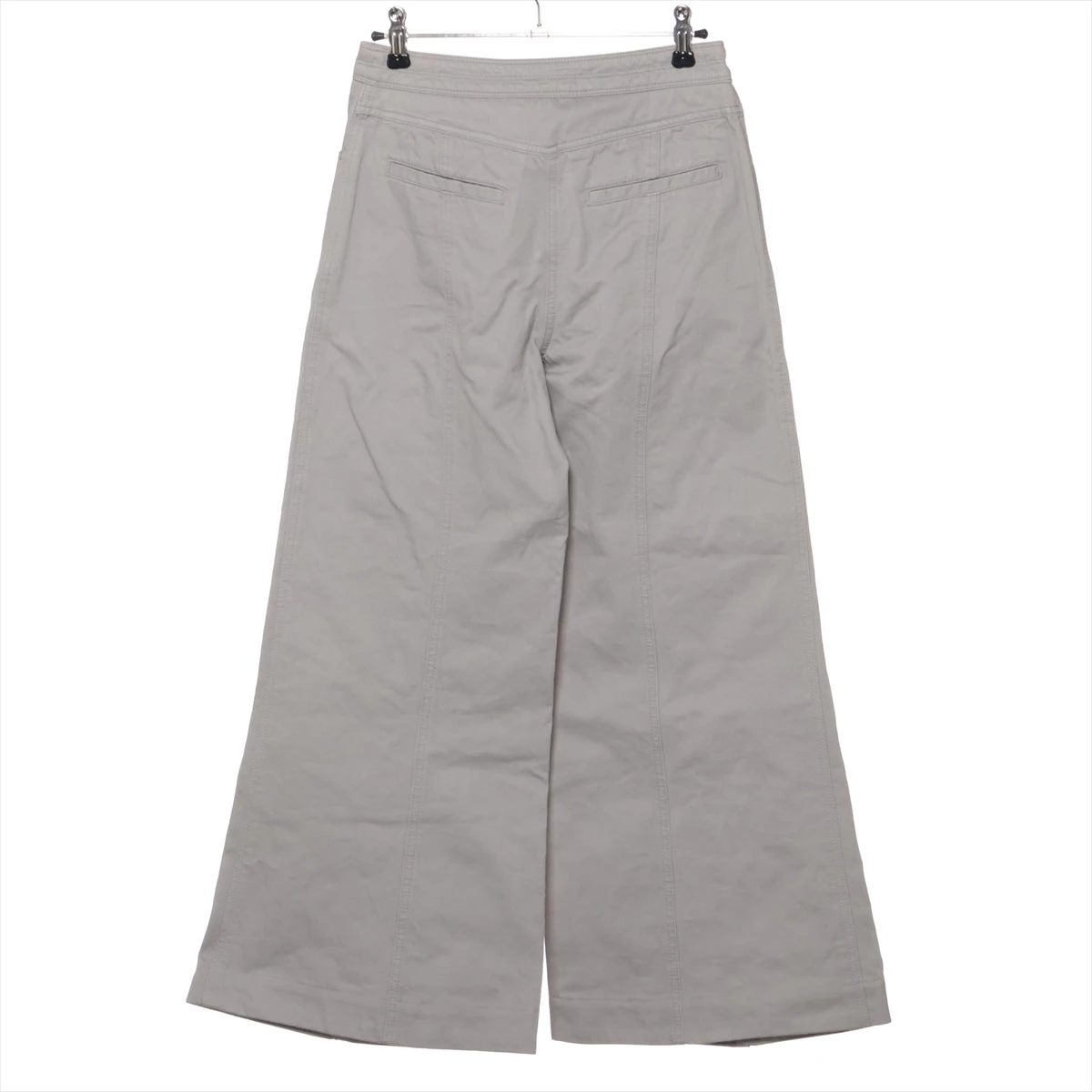シャネル 03P コットン パンツ 36 レディース グレー