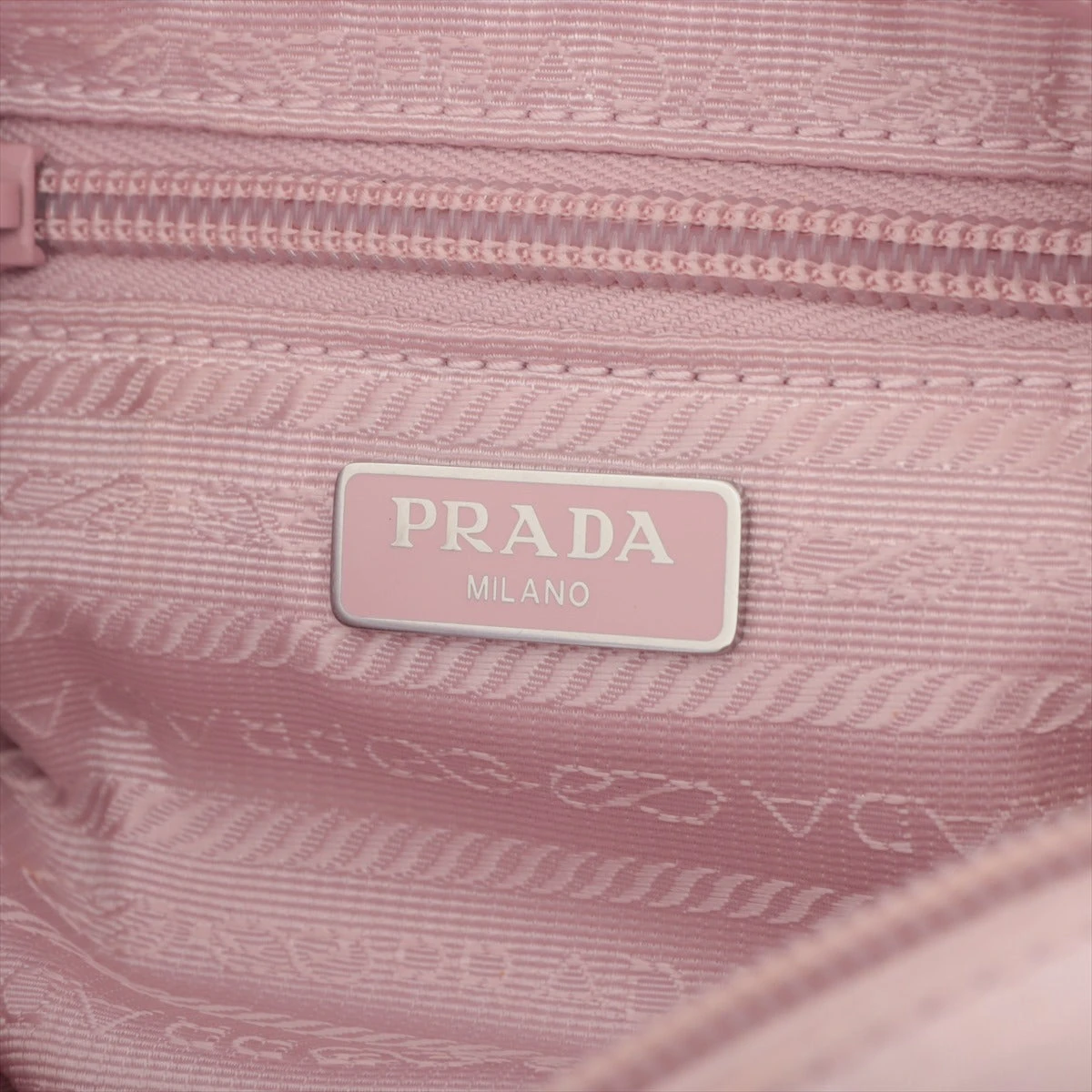 プラダ ヴェラ 1NE175 ナイロン ポーチ ピンク A3313854｜中古ブランド  