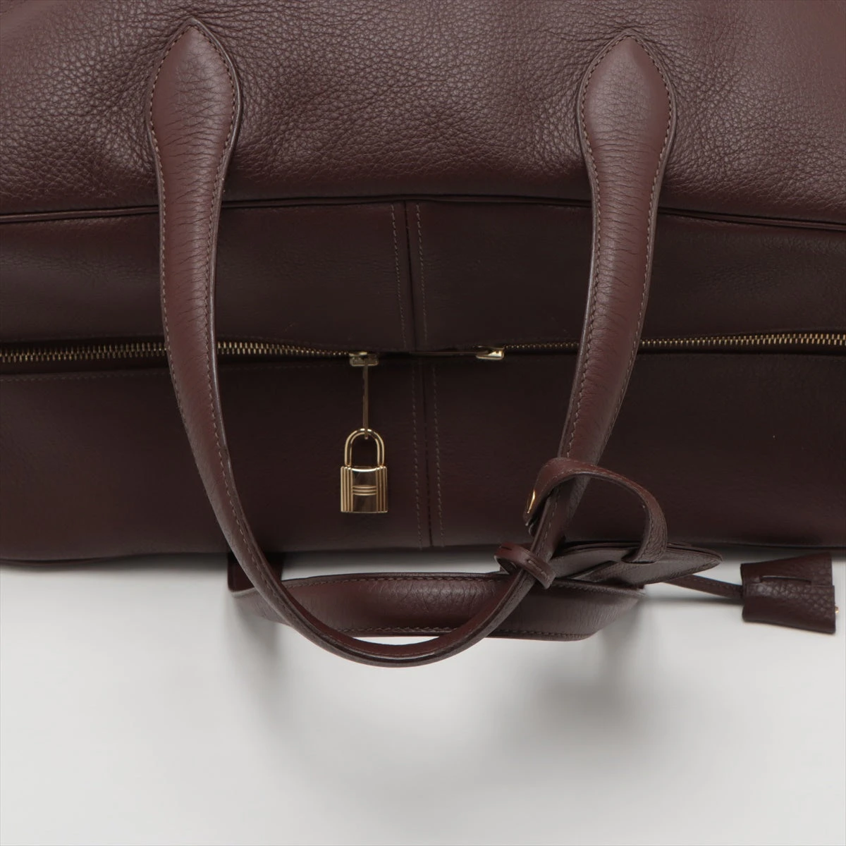 エルメス ヴィクトリア50 トリヨンクレマンス ボルドー ゴールド金具