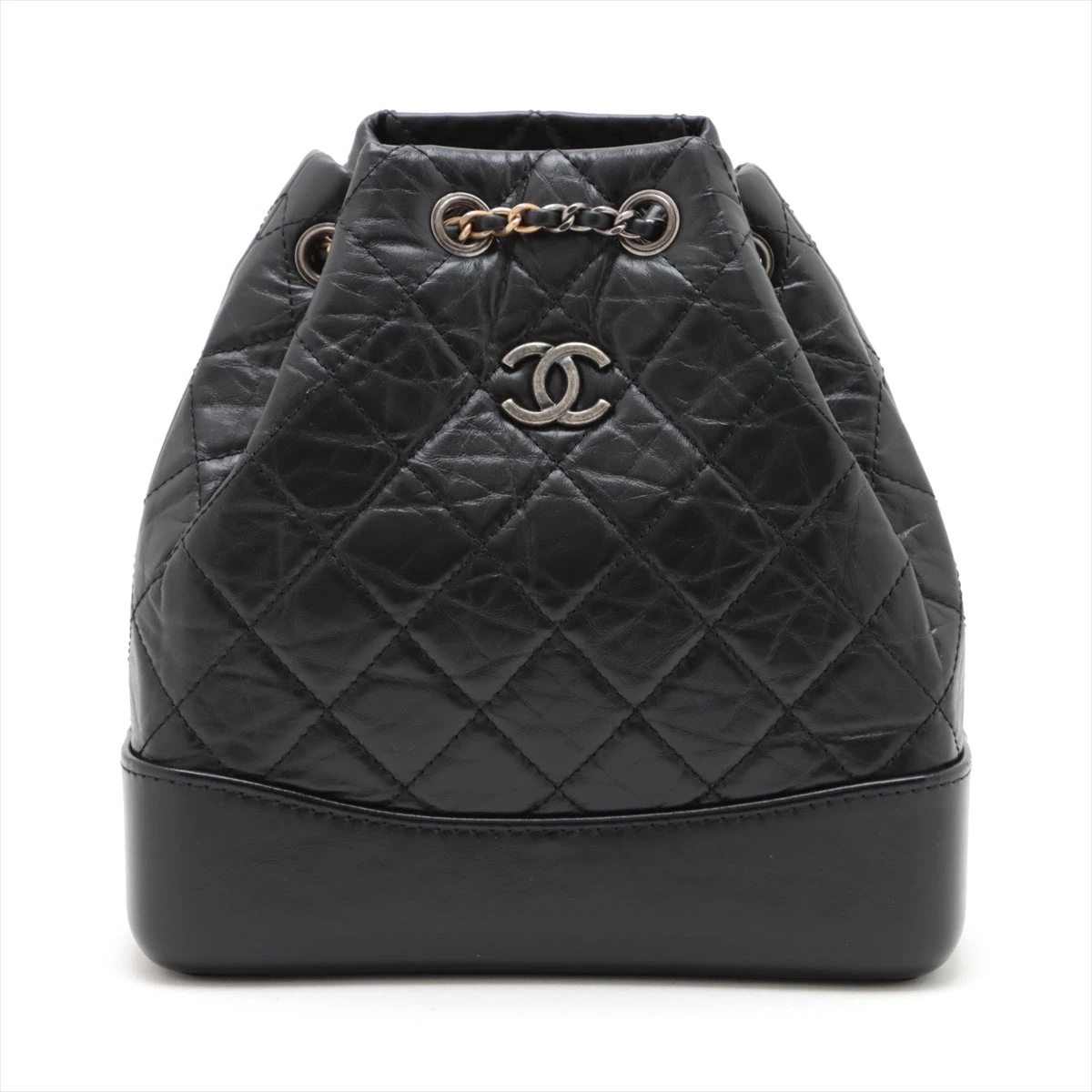 シャネル ガブリエル チェーンリュック CHANEL◇ガブリエル チェーンデイパック/リュック/レザー/NVY