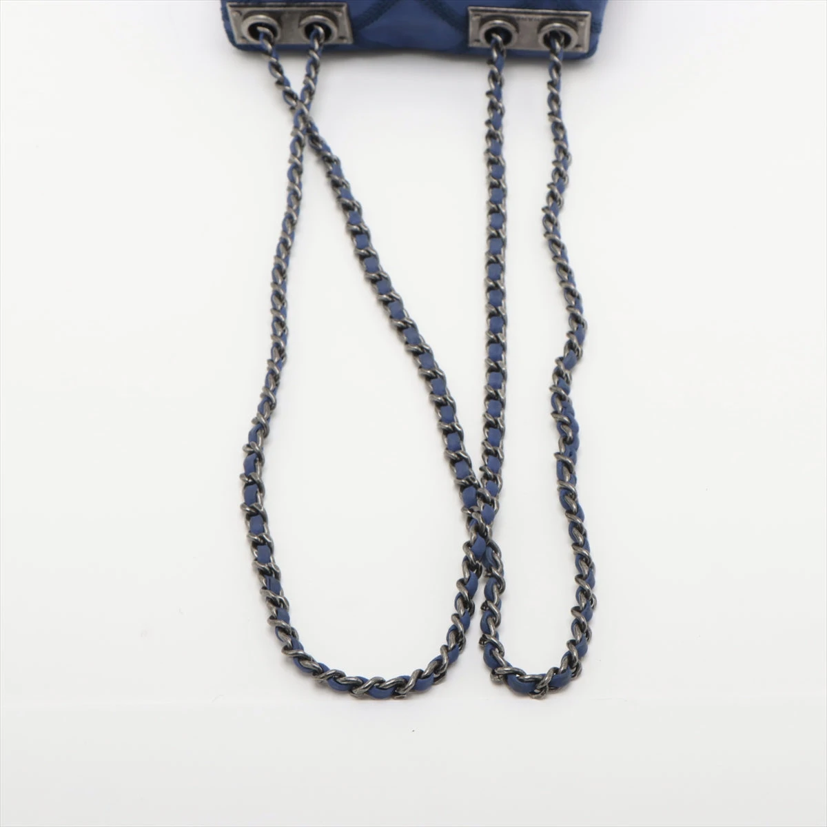 シャネル マトラッセ コーティングキャンバス シングルフラップ ダブル  