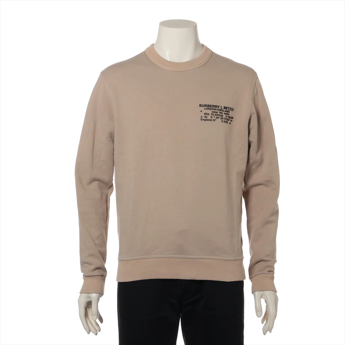 中古・古着通販】BURBERRY (バーバリー) スウェット ブラック