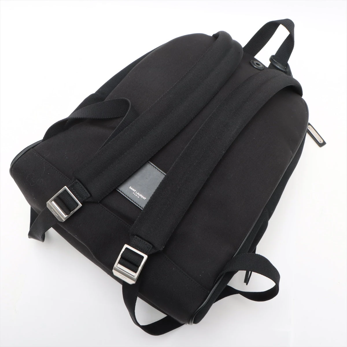 美品　サンローランパリ　リビングトン　バックパック　キャンバス　レザー　ブラック Amazon.co.jp: [サンローランパリ] 481005 リビングトン レース