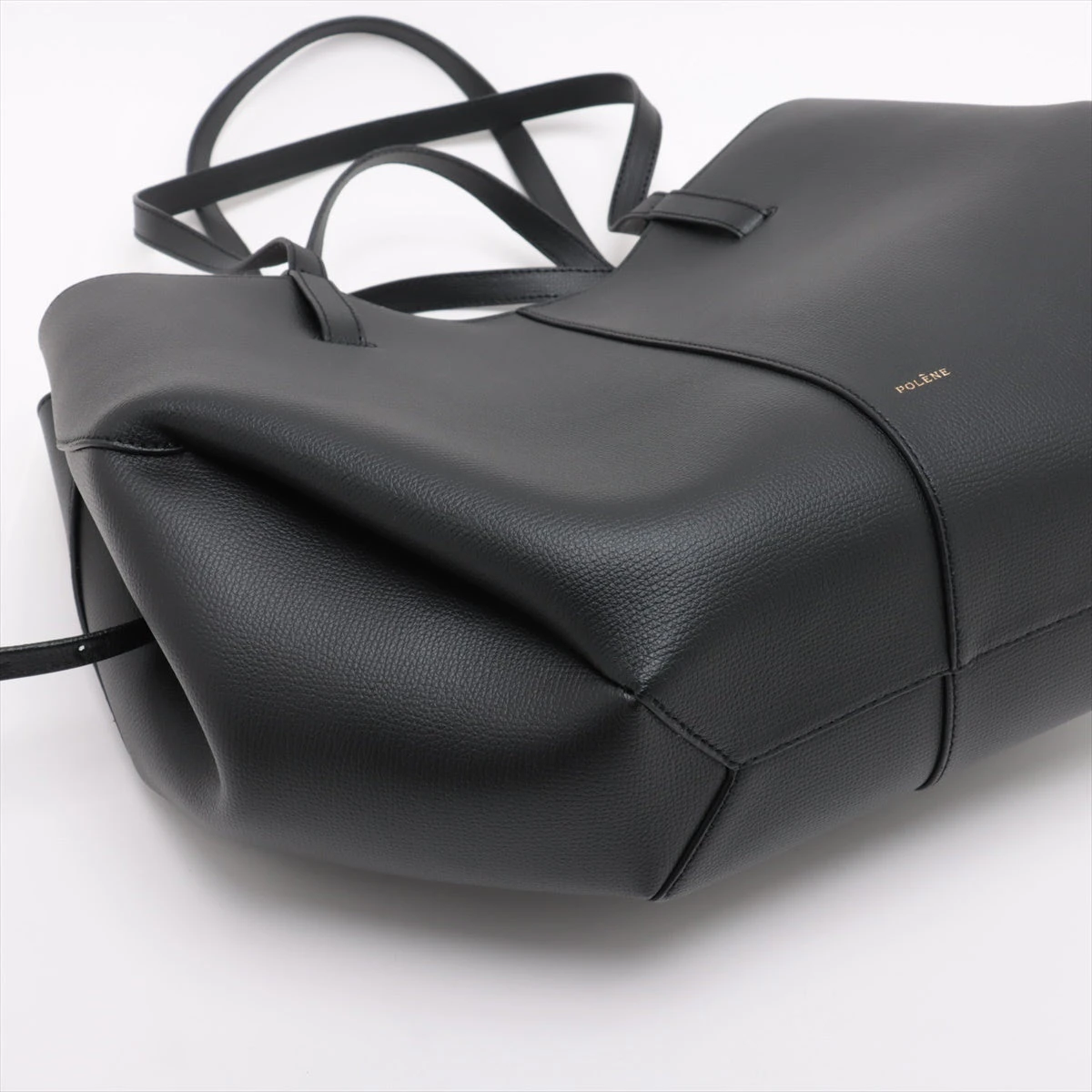 ポレーヌ シム レザー 2WAYトートバッグ ブラック ZZ021080｜中古