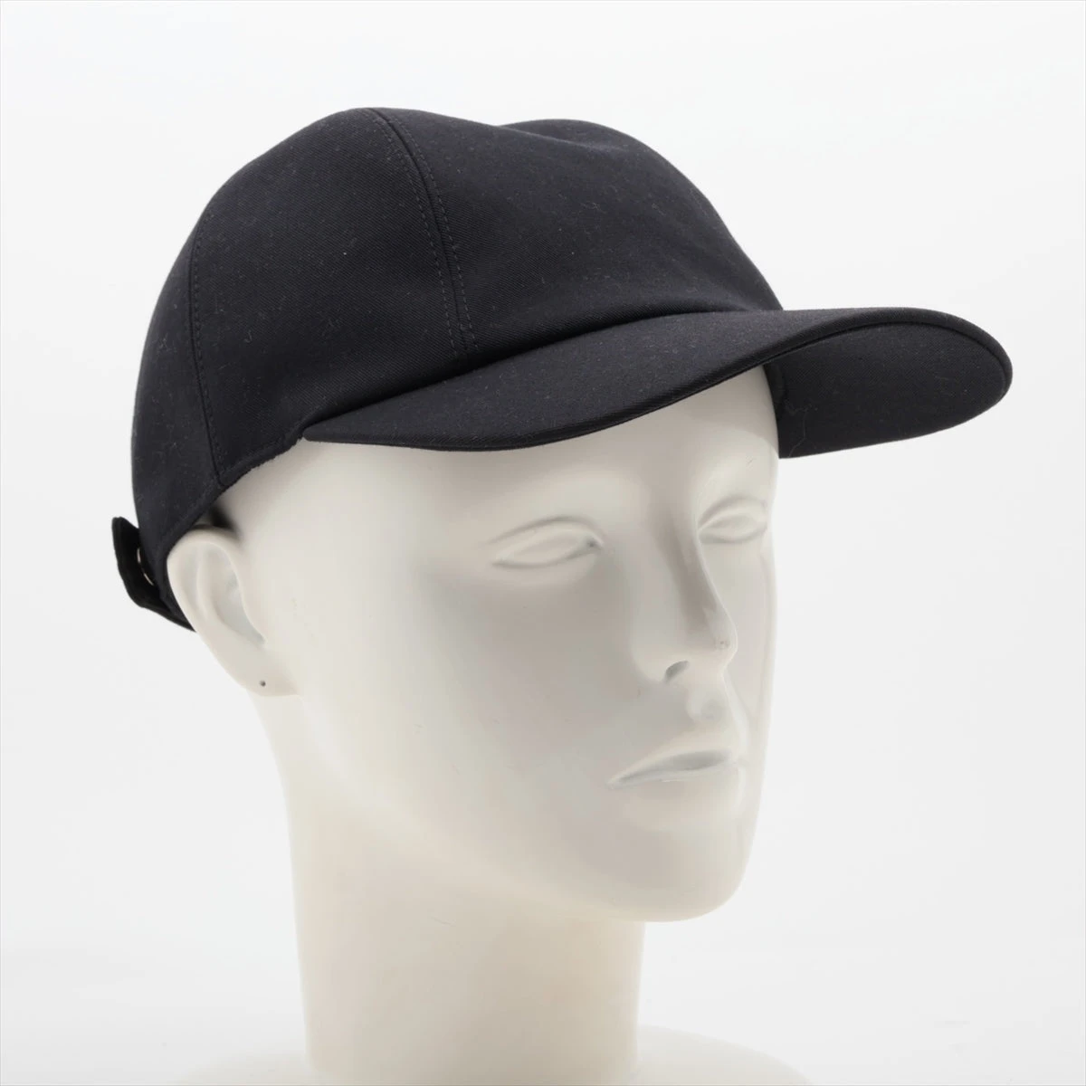 エルメス セリエ キャップ 57 コットン ブラック A3272874｜中古