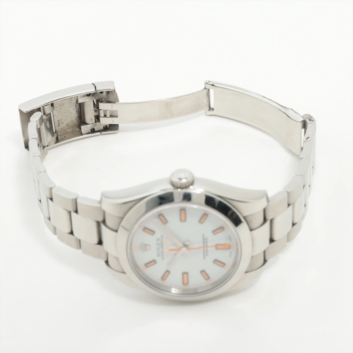 ロレックス ミルガウス 116400 SS AT 白文字盤 VO015126｜中古ブランド 