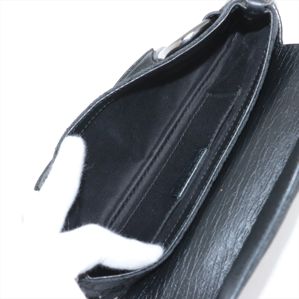 グッチ GGキャンバス ホースビット キャンバス×レザー チェーン