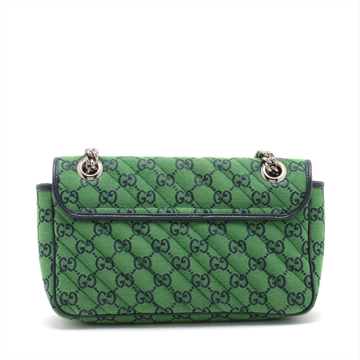 グッチ GGマーモント キャンバス チェーンショルダーバッグ