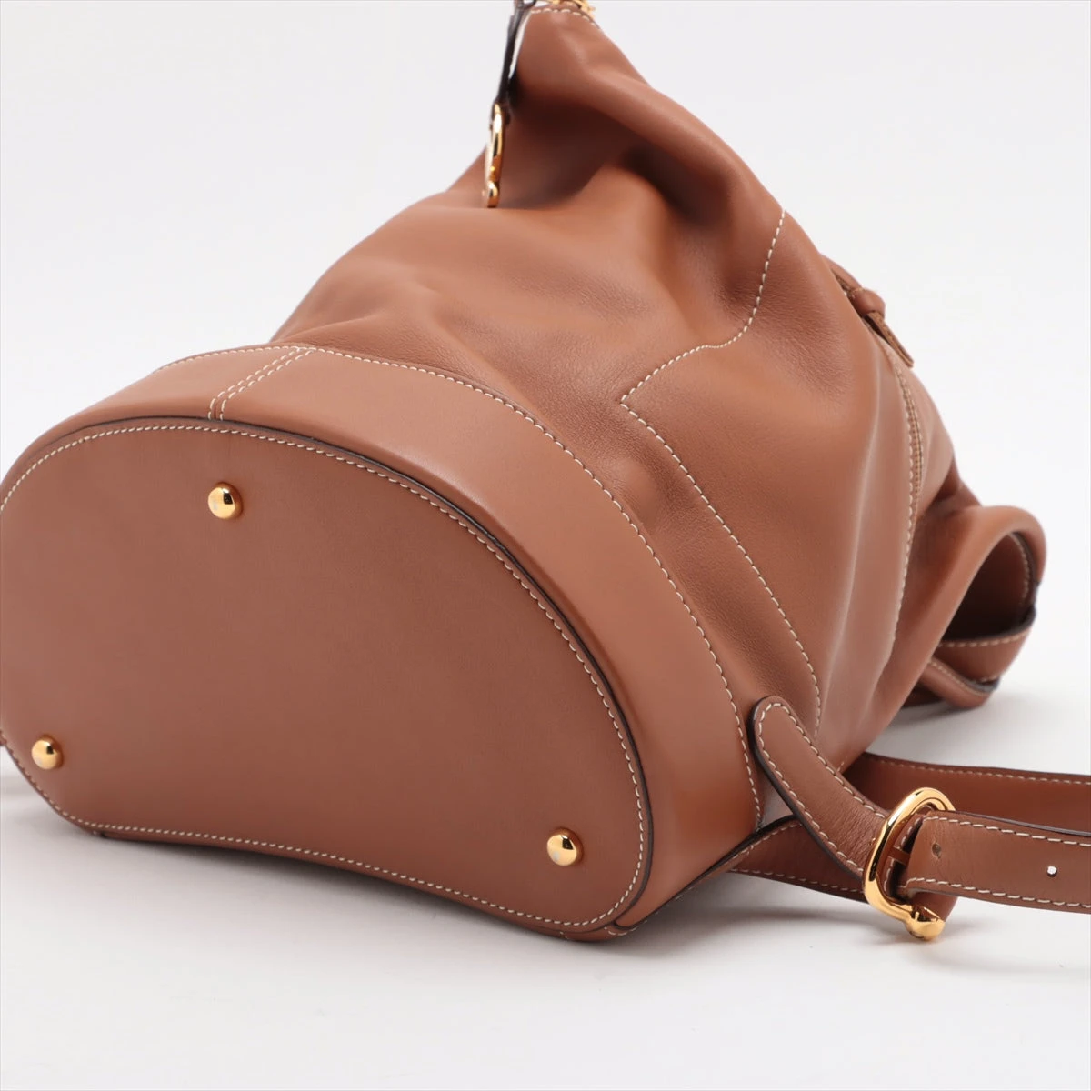 ロエベ LOEWE アントン ブラウン レザー バックパック・リュック ロエベ LOEWE アントンバックパック ワンショルダー リュック