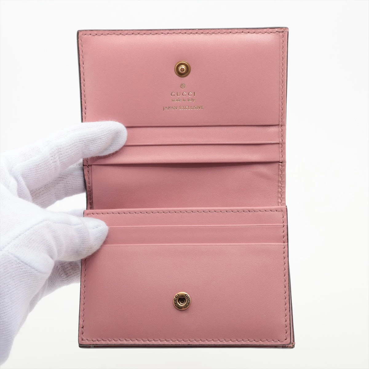 グッチ GGスプリーム チェリー 476050 レザー コンパクト