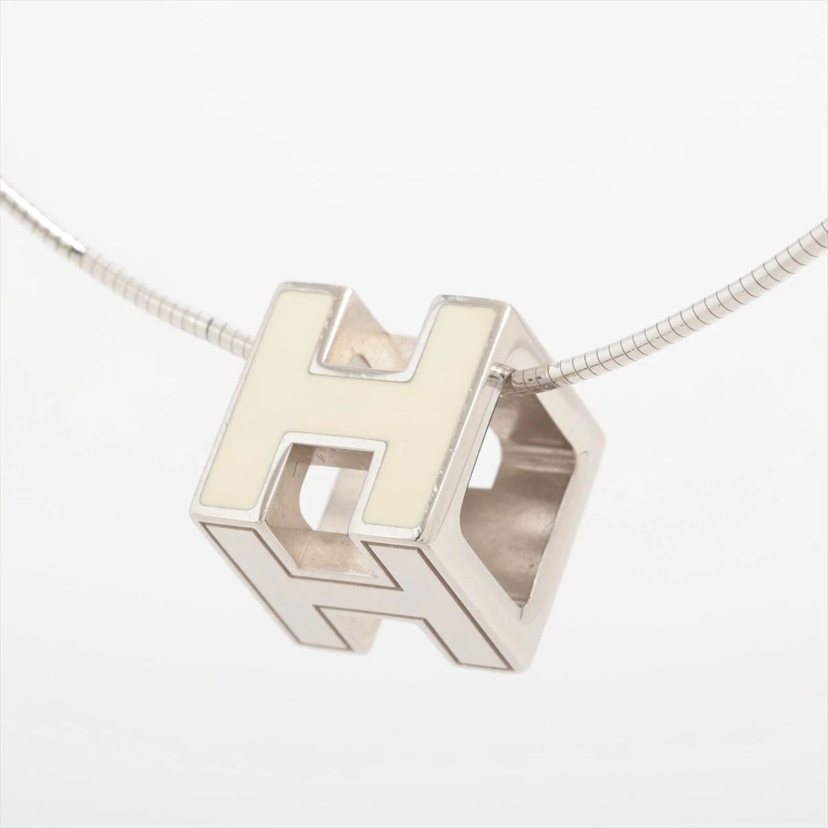 エルメス　ネックレス　カージュドアッシュ　Hロゴ 楽天市場】HERMES エルメス カージュドアッシュ Hキューブ Hロゴ