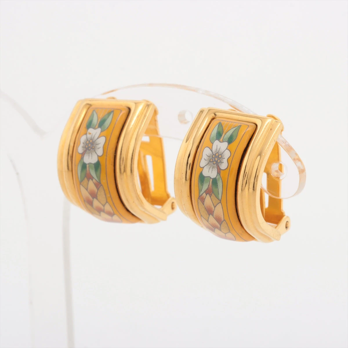 【限定セール！】 エルメス エマイユ イヤリング(両耳用) GP×エナメル ゴールド アクセサリー