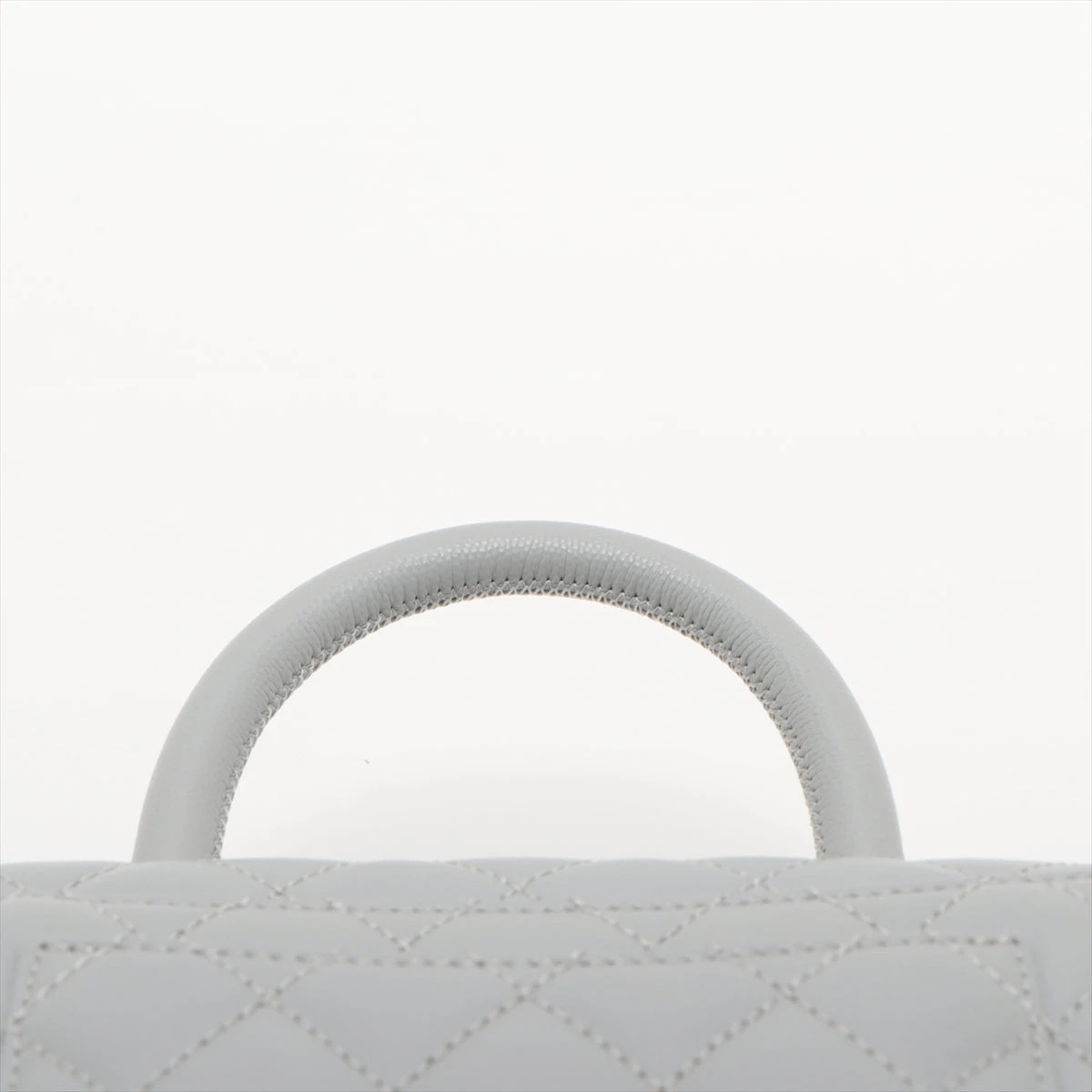 CHANEL シャネル ココハンドル XS 24 キャビアスキン グレー シャネル ココハンドル24 XS キャビアスキン 2WAYハンドバッグ