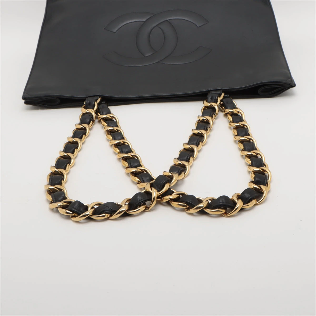 シャネル CHANEL チェーントート デカココマーク トートバッグ