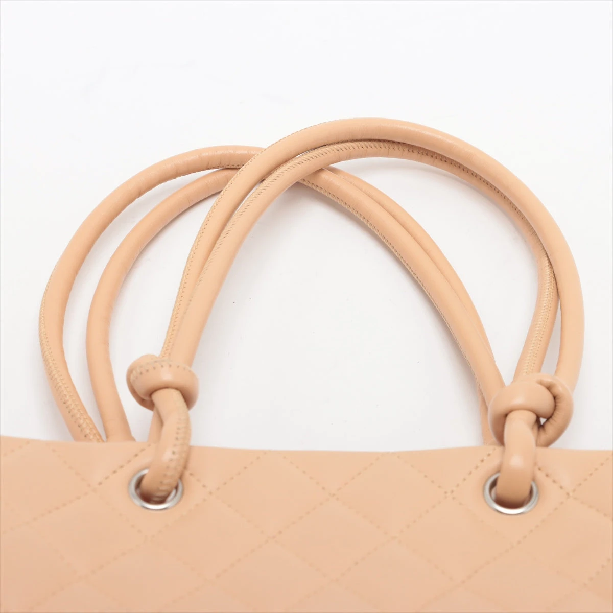 ‼️超美品‼️CHANEL カンボライントートバック(ベージュ) CHANEL シャネル カンボンライン ココマーク トート バッグ