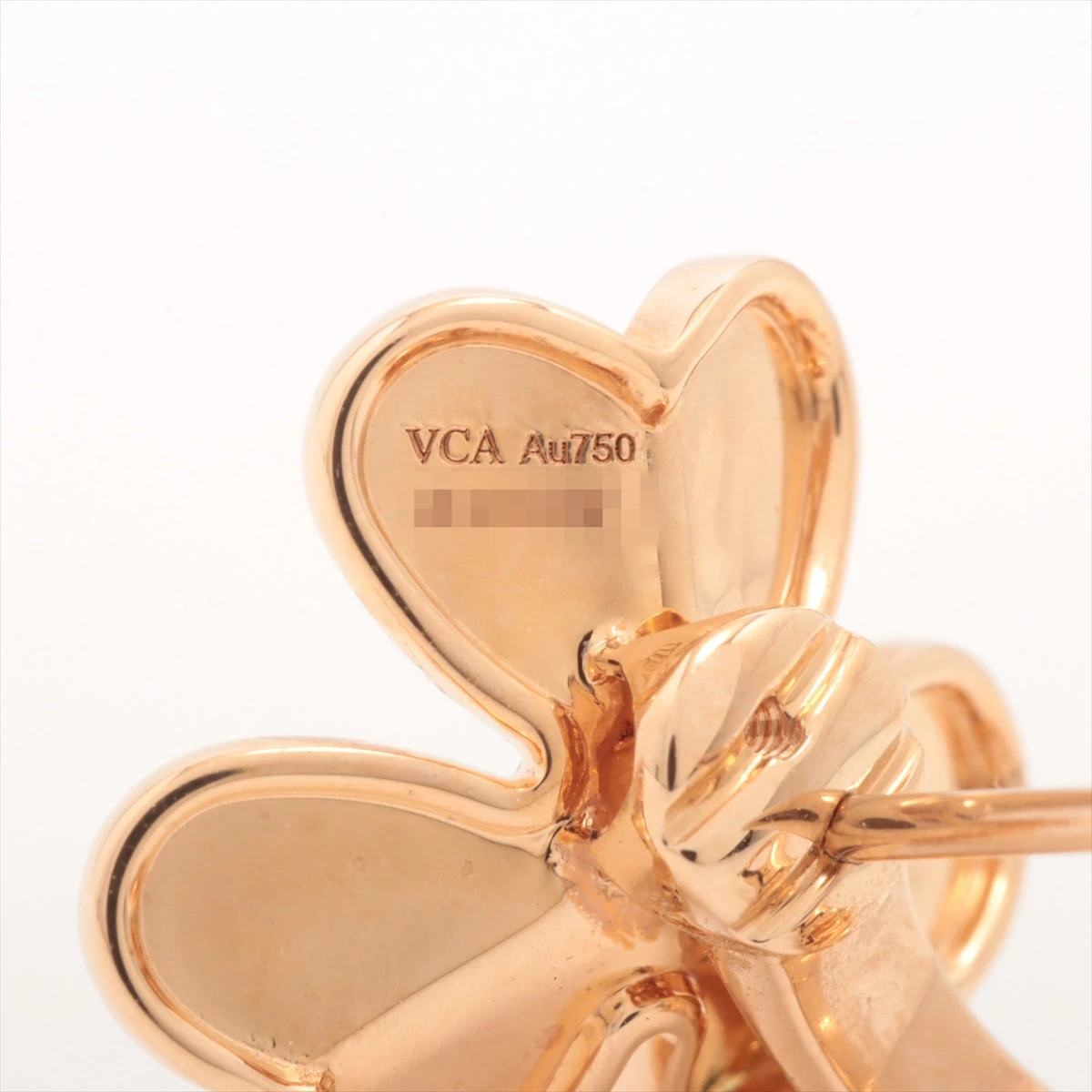 ヴァンクリーフアーペル　フリヴォル　スモール　YG ヴァンクリーフ&アーペル フリヴォル スモール ダイヤ ピアス 750(PG