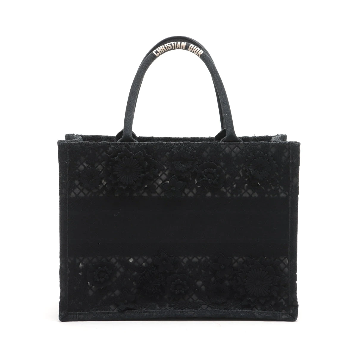 レディーディオール キャンバス トートバッグ ブラック A-8579 Christian Dior クリスチャンディオール レディディオール MY ABCDIOR