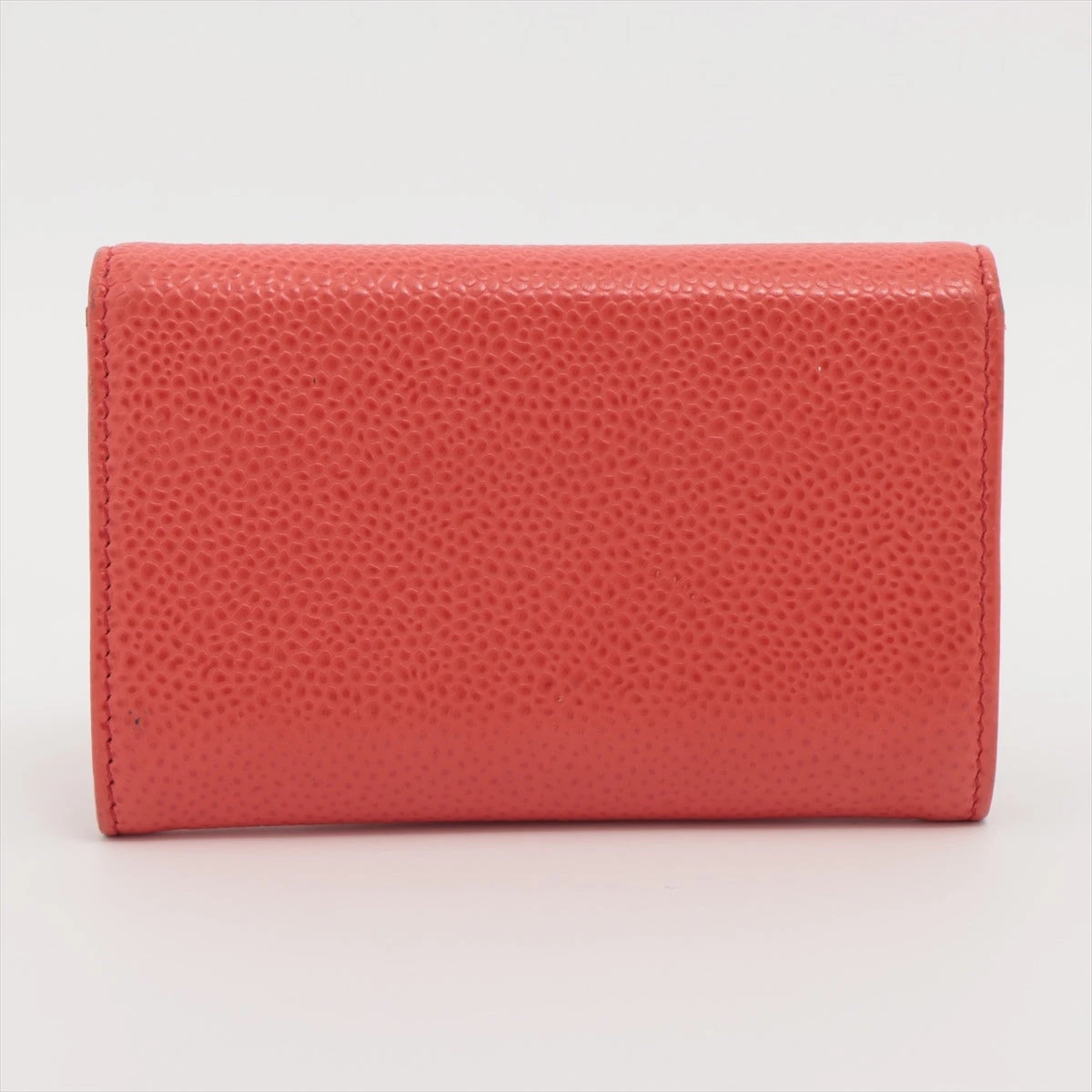 【CHANEL】 シャネル カードケース CCマーク オレンジ★希少 シャネル ココマーク キャビアスキン カードケース オレンジ