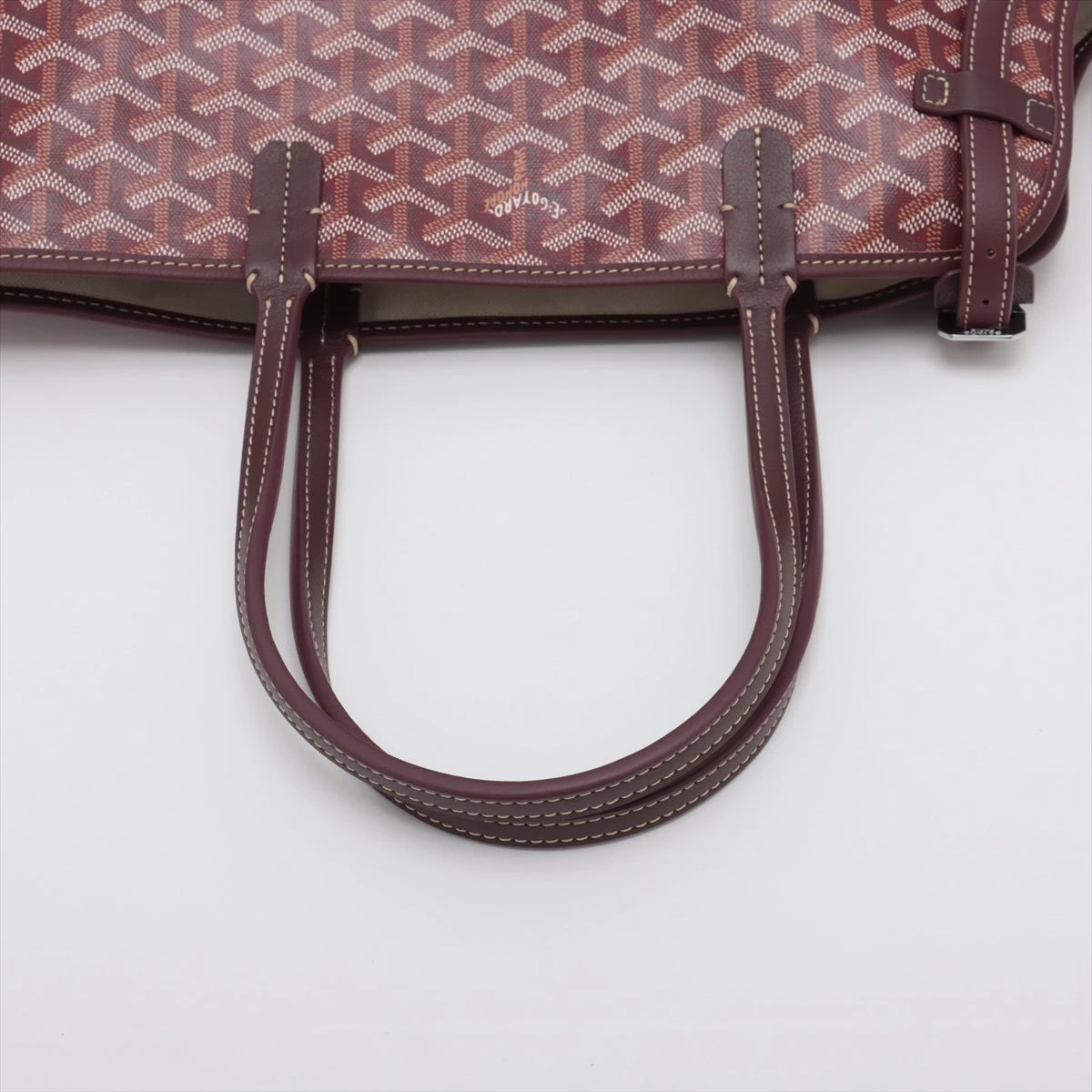 ゴヤール シアン グリ PVC×レザー ペット用 キャリーバッグ