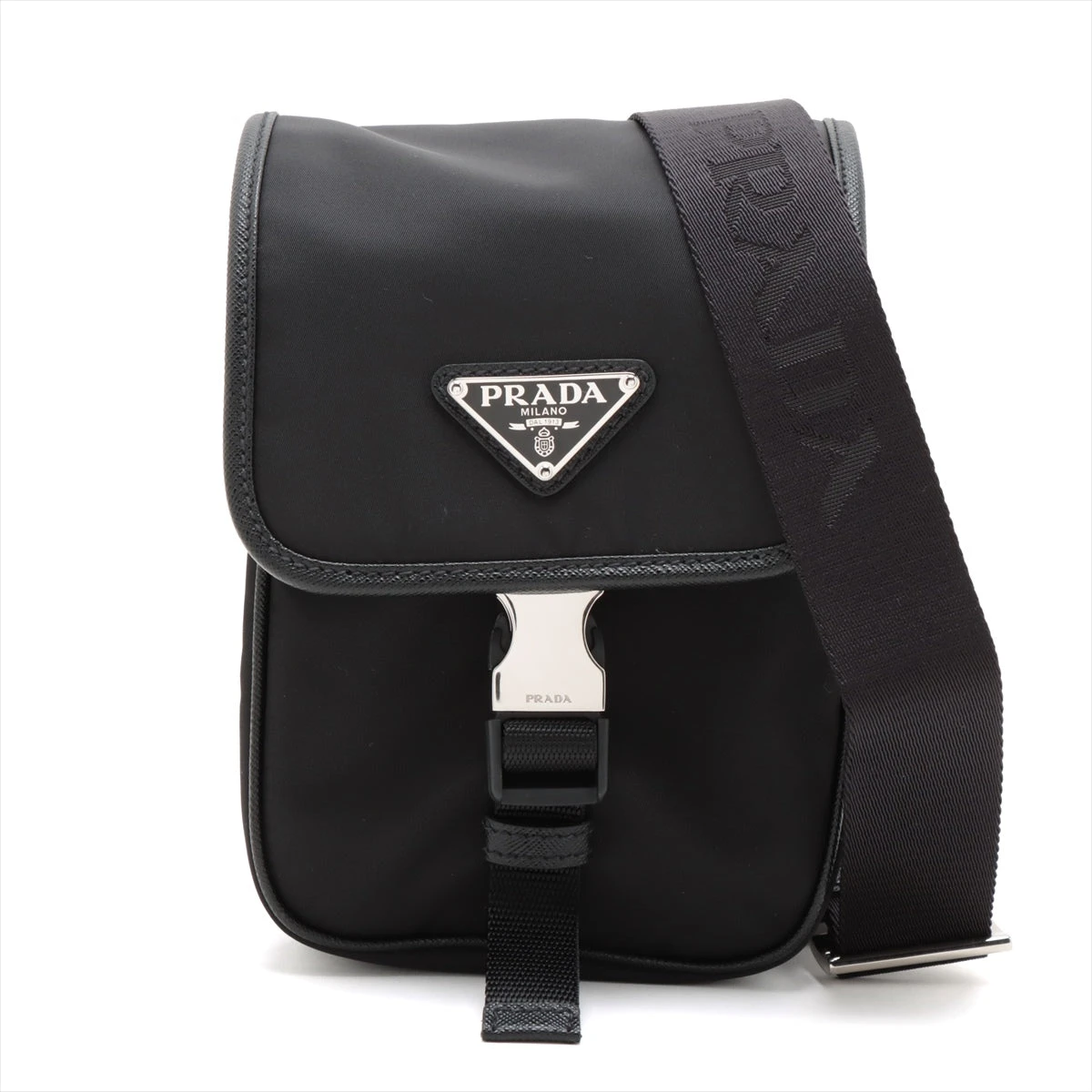 【PRADA】 カナパ トライアングル キャンバス ショルダーバッグ プラダ カナパ トライアングル キャンバス ショルダーバッグ