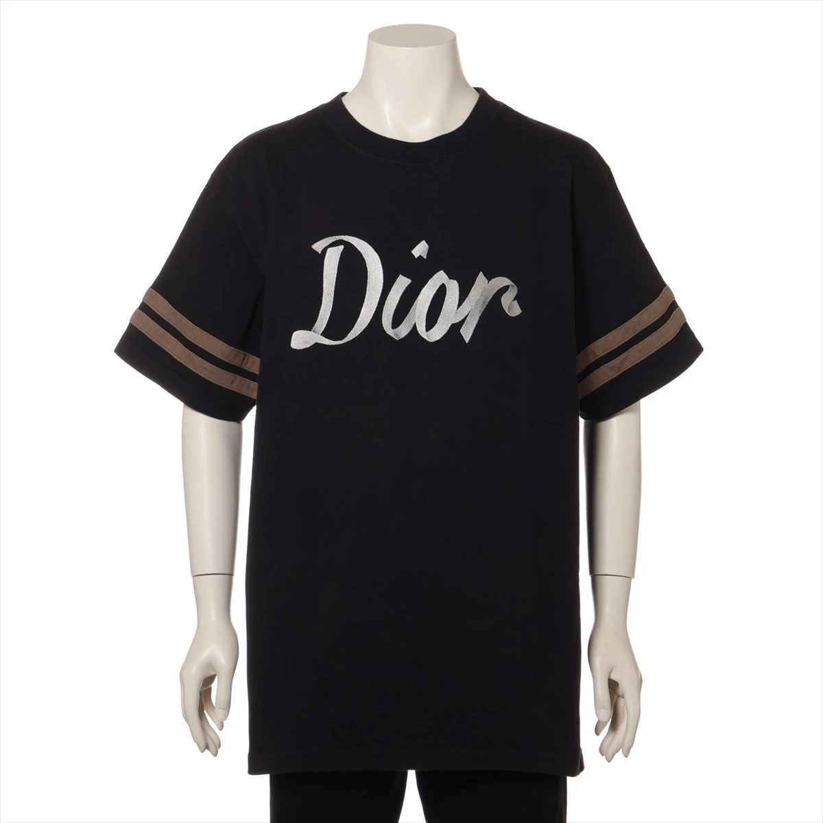 ディオール コットン Tシャツ XL メンズ ブラック 293J659A0554