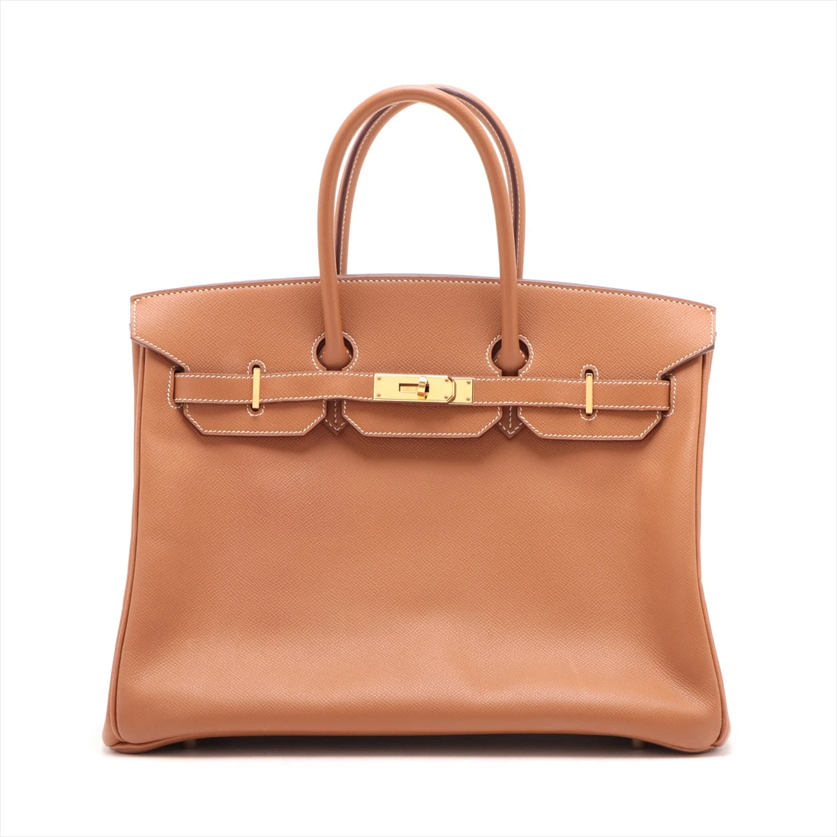 エルメス バーキン35 ヴォーエプソン ゴールド ゴールド金具 □K:2007年
