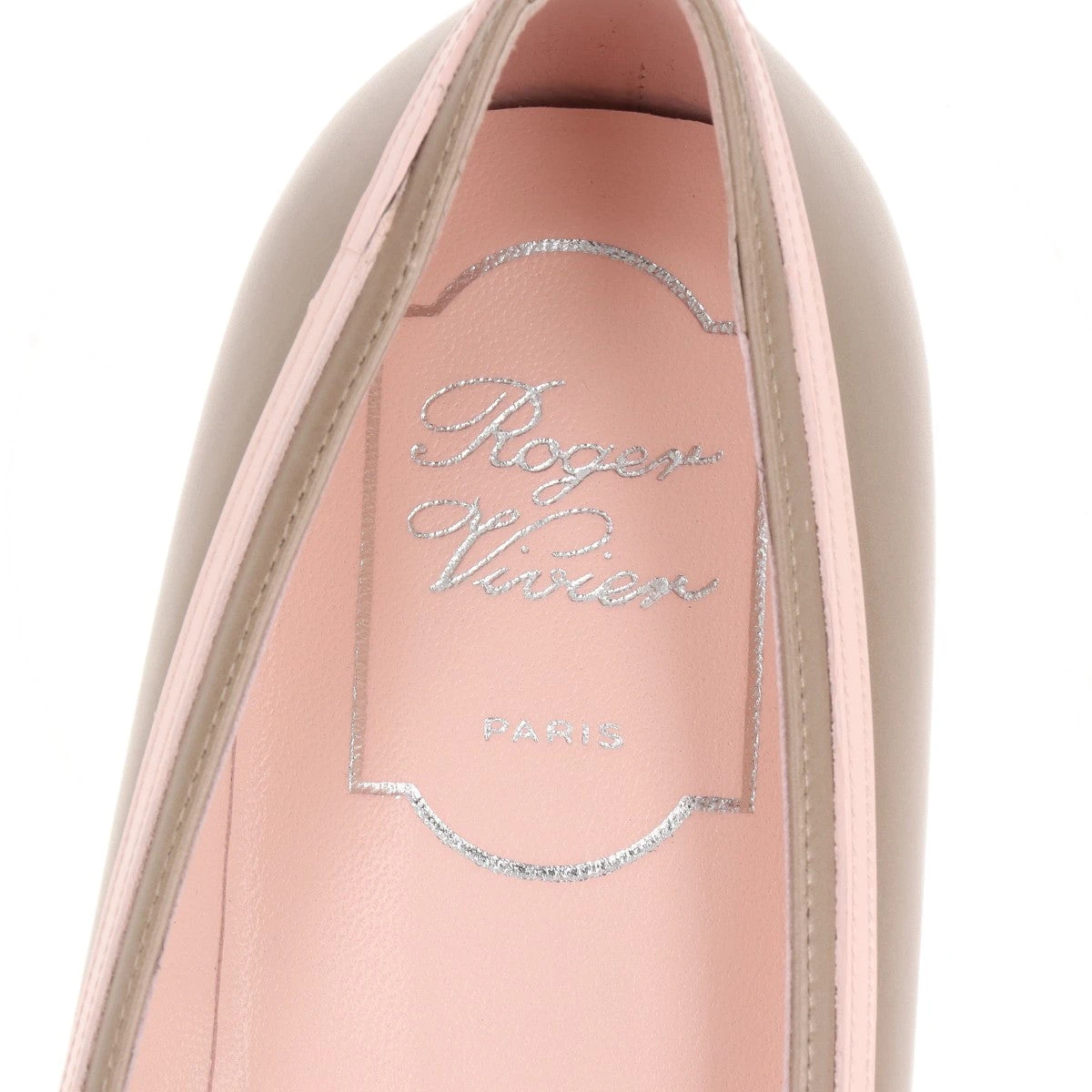 ロジェ ヴィヴィエ ベル ヴィヴィエ レザー×パテント パンプス 37