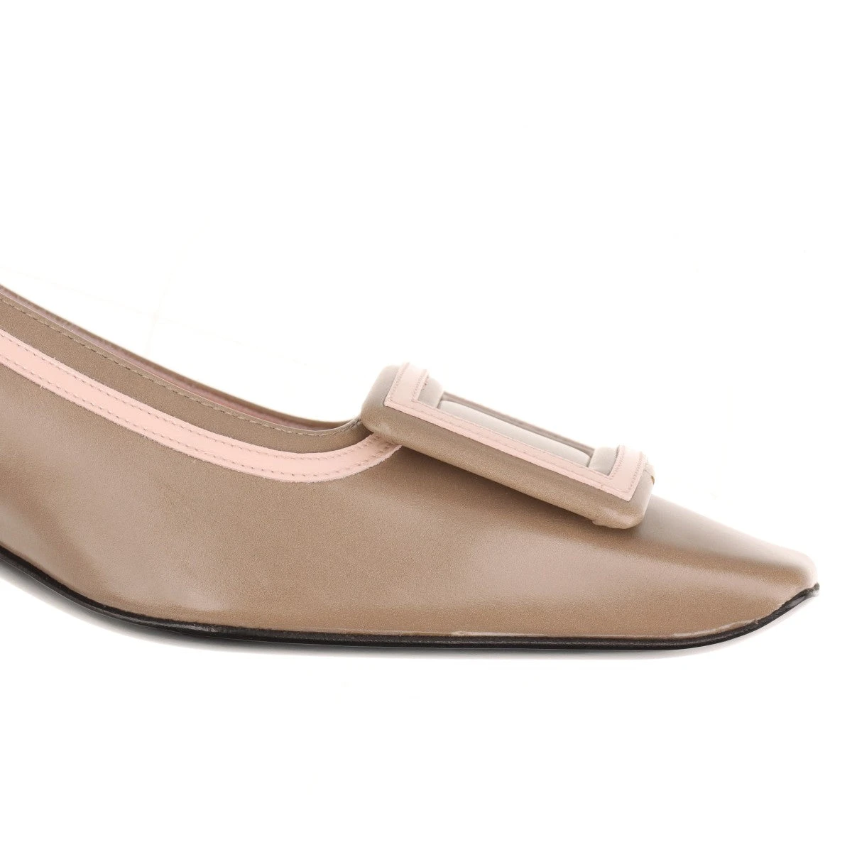 ロジェヴィヴィエ　ベルヴィヴィエ　パンプス　バレーシューズ　正規品新品　37 靴 ブラック Woman ベル ヴィヴィエ パテントレザー パンプス