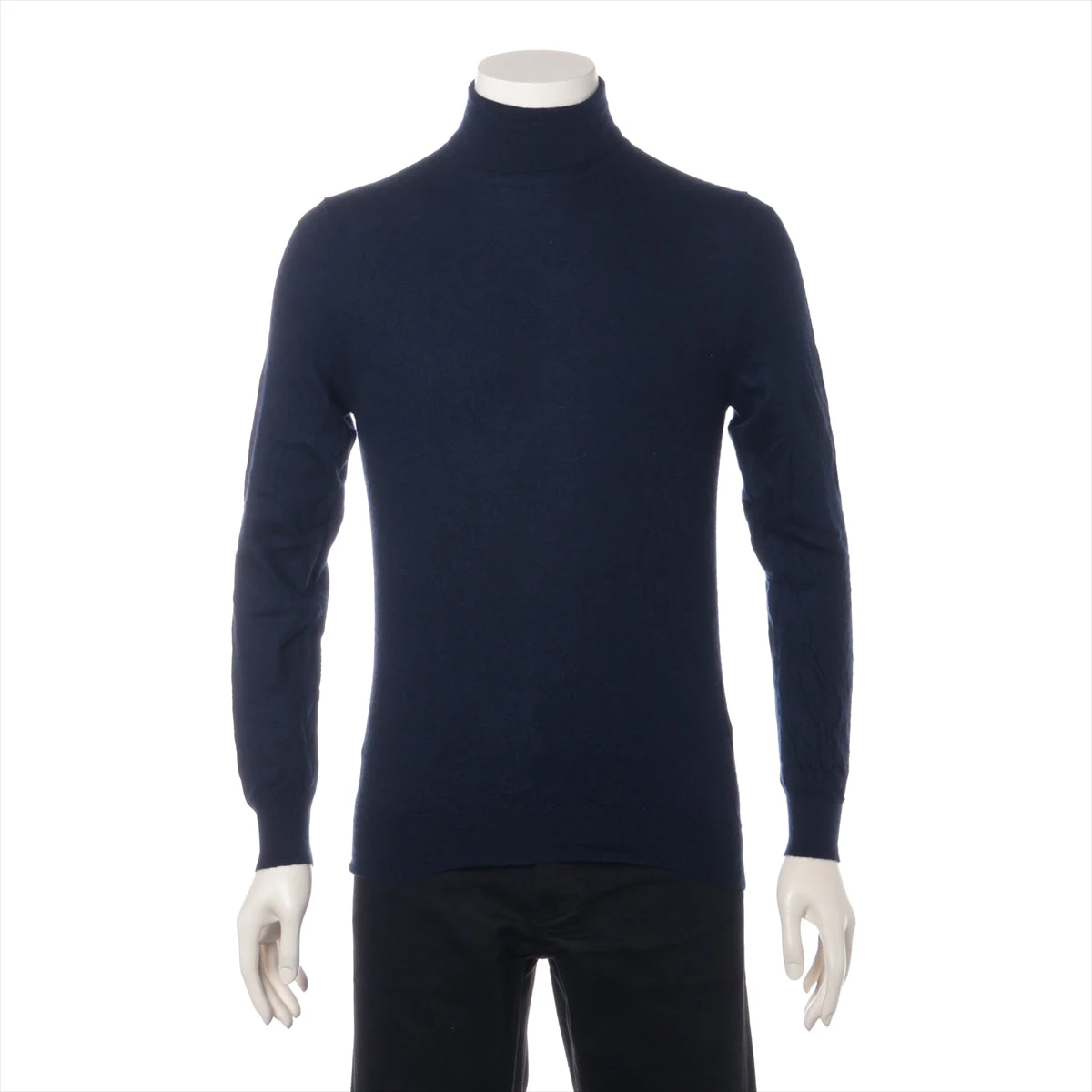 プラダ ウール ロングタートルネックネックニット ブラック 36 【公式